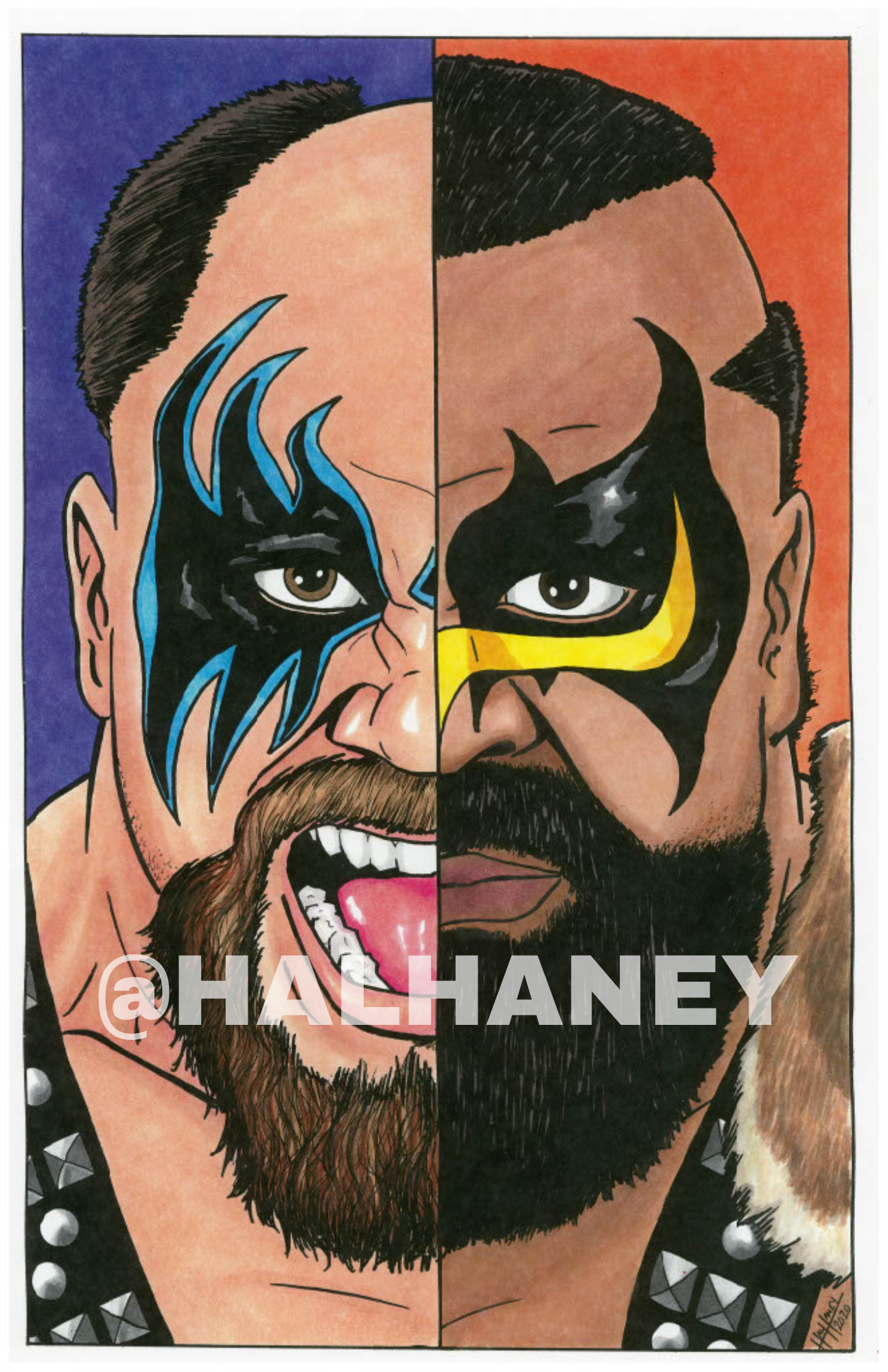 Wrestling — HAL HANEY ART