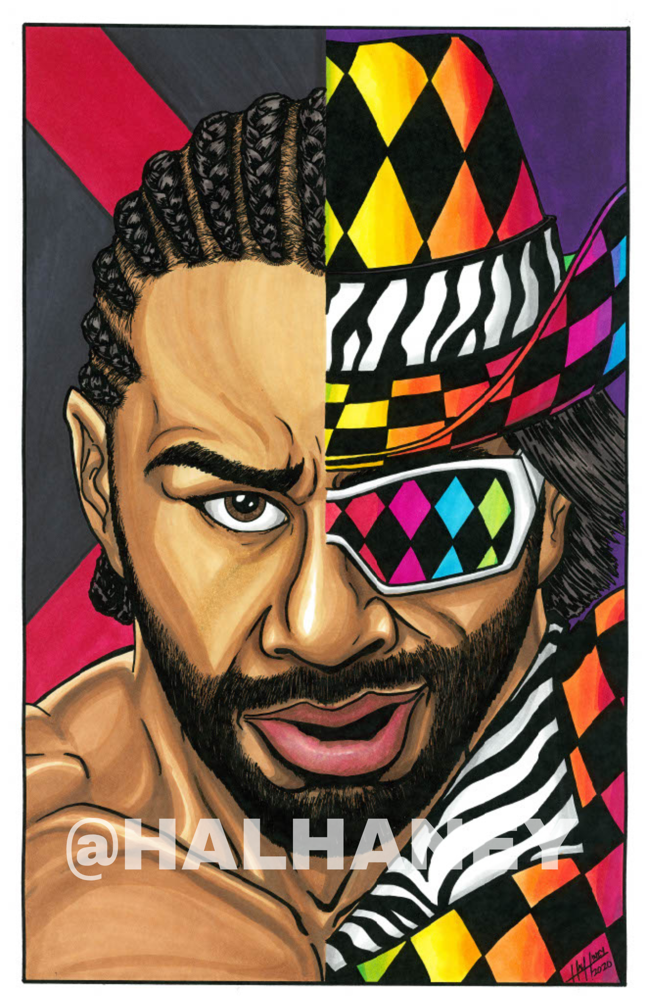 Wrestling — HAL HANEY ART