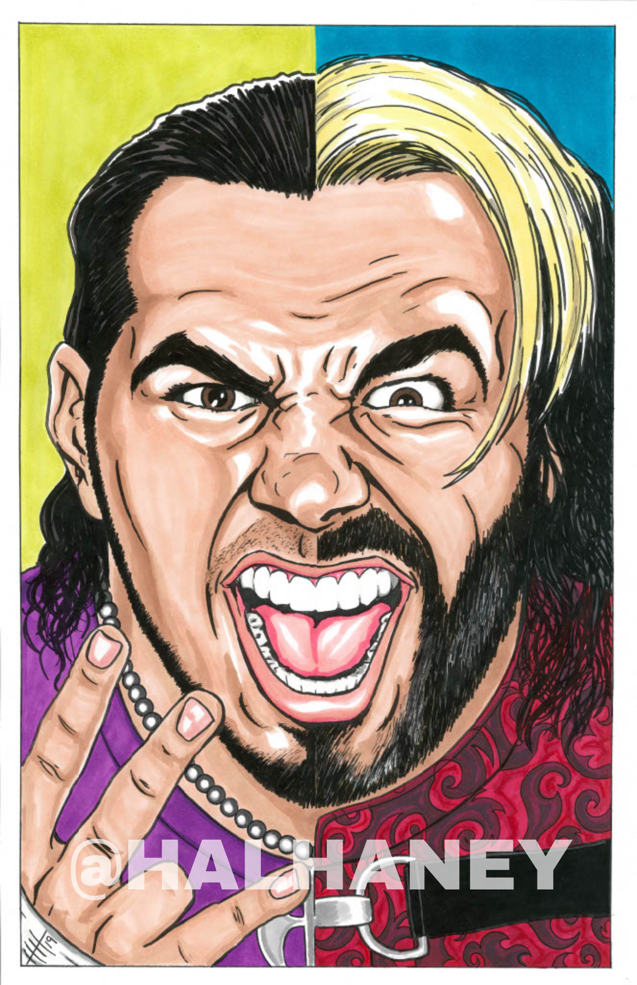 Wrestling — HAL HANEY ART