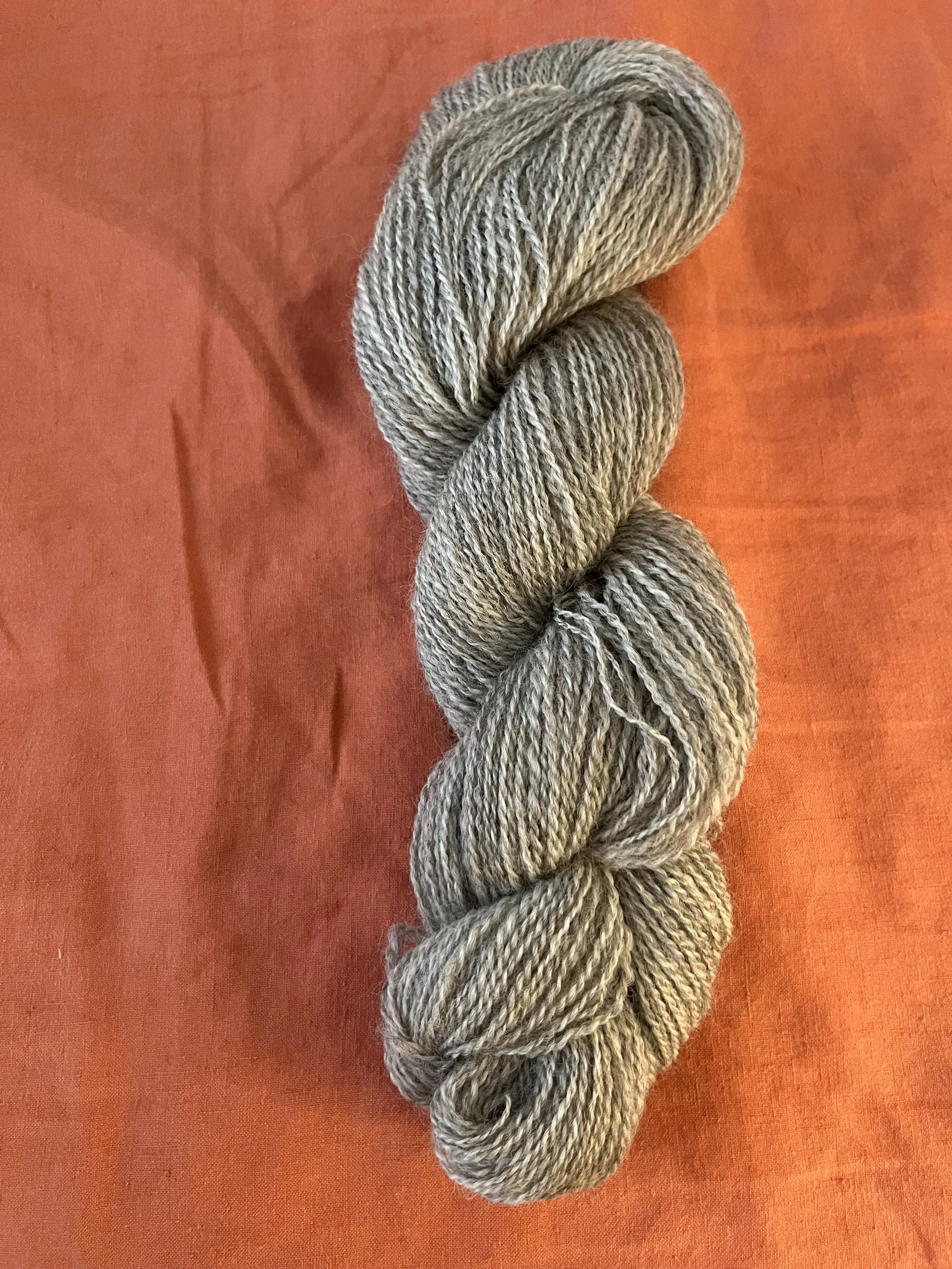 Sport/DK weight Romney yarn, natural beige, 4 oz. skein