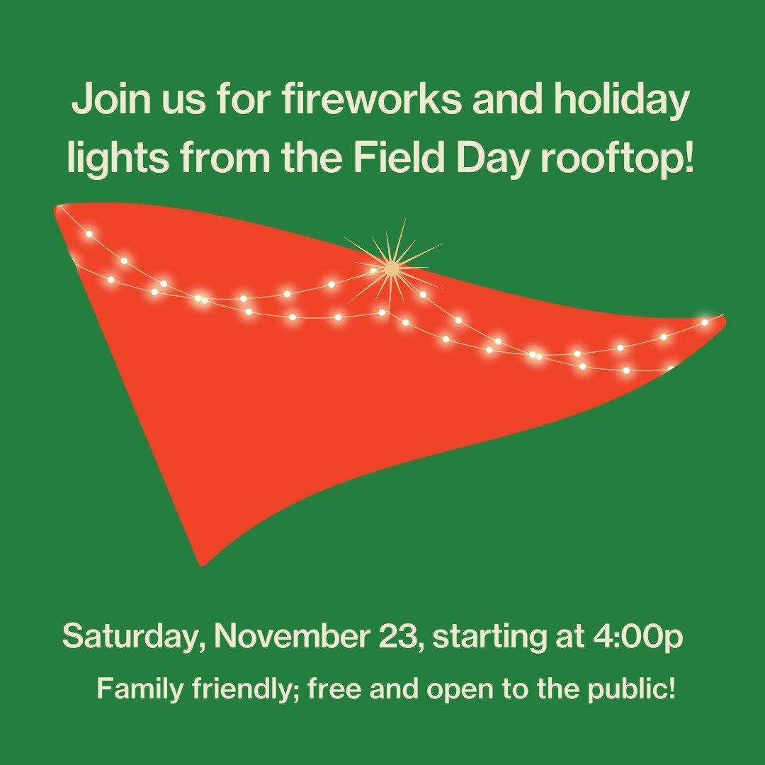 Bundle up and join us in watching the holiday fireworks from our Lawrenceville rooftop this Saturday evening. All ages and families welcome! 

The Lobby Bar will be serving hot cocoa, (spiked upon request) and other beverages to keep you warm while w