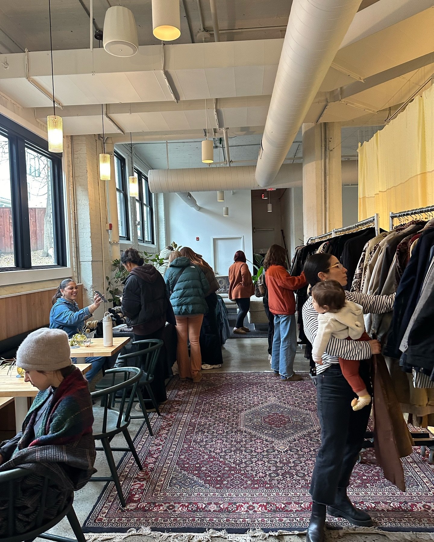 Small Business Saturday in Lawrenceville! 🛍️

Parking is free today and our holiday market vendors are here &lsquo;til 5. @nyox_studio @rosebushtarot @monarch_resell @conversationsoverchai @exit____12  @queenoffronds 

Come through to shop, grab a c