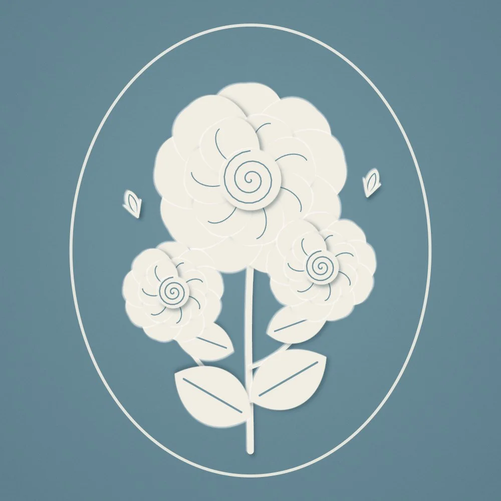 The Alchemist Reserve, Christina DePascale's signature extended organic facial at Scheal Organics spa, Franklin TN, cut-paper botanical illustration