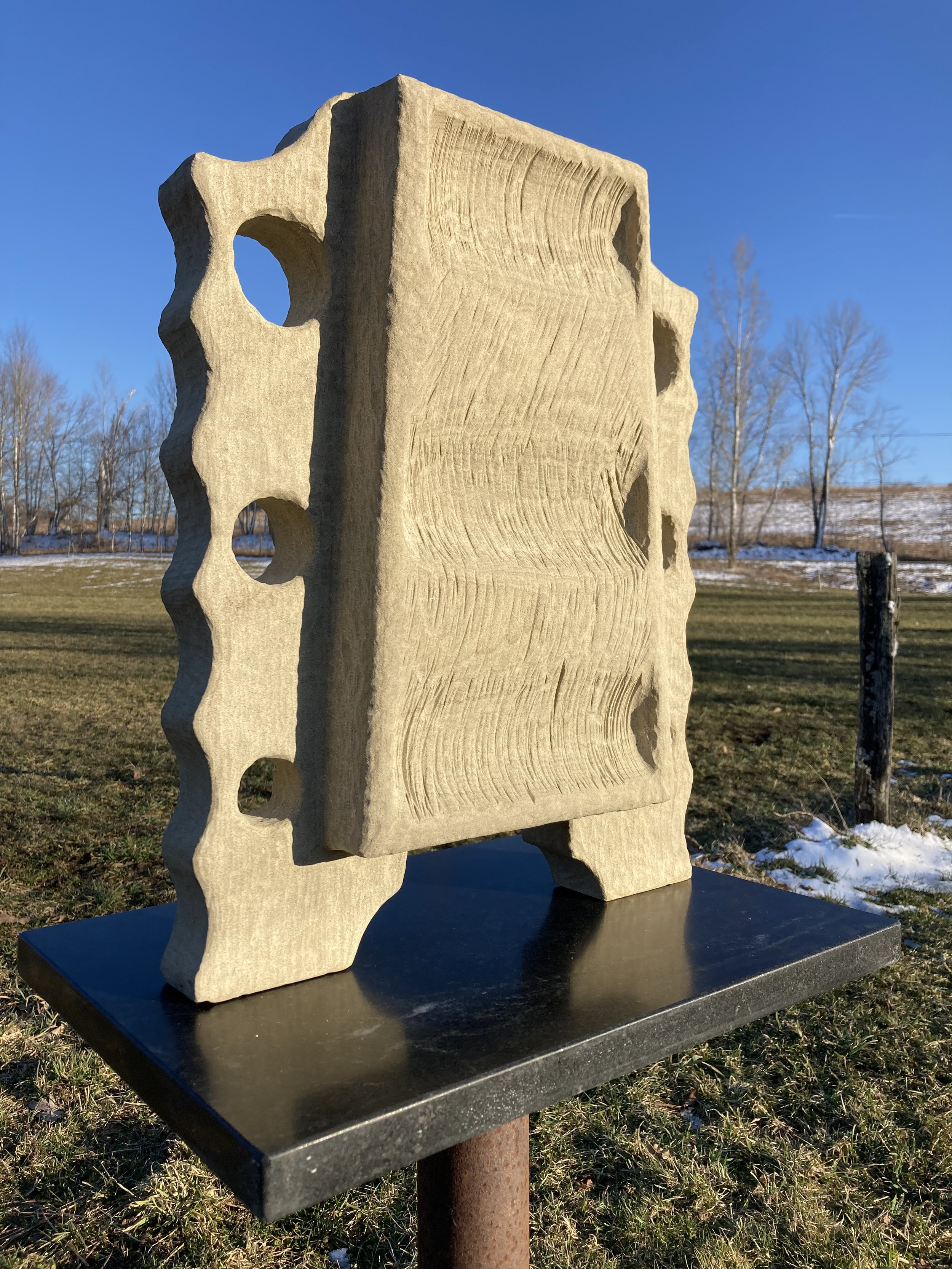 "Temple in the Hills," Indiana limestone