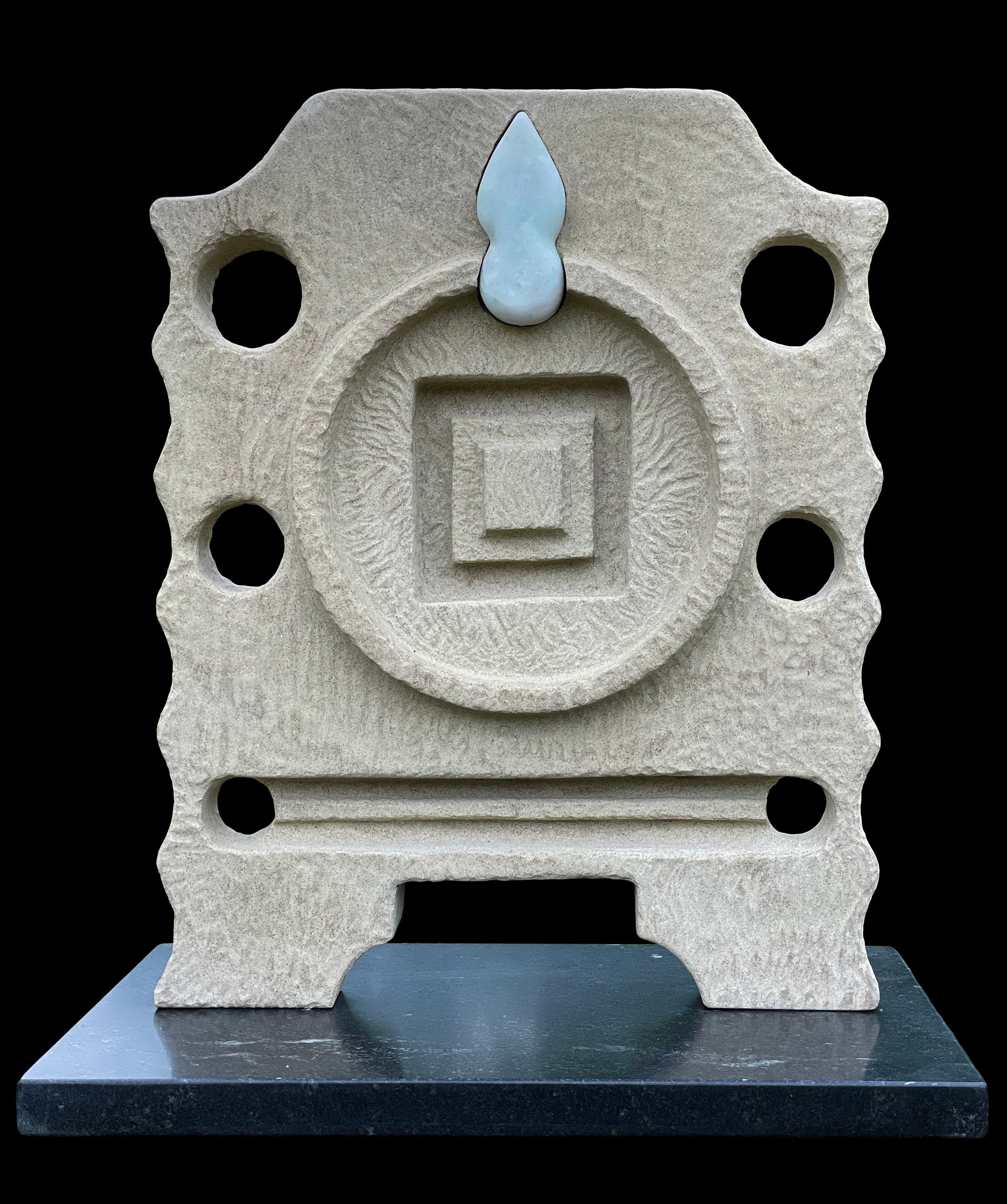 "Temple in the Hills," Indiana limestone