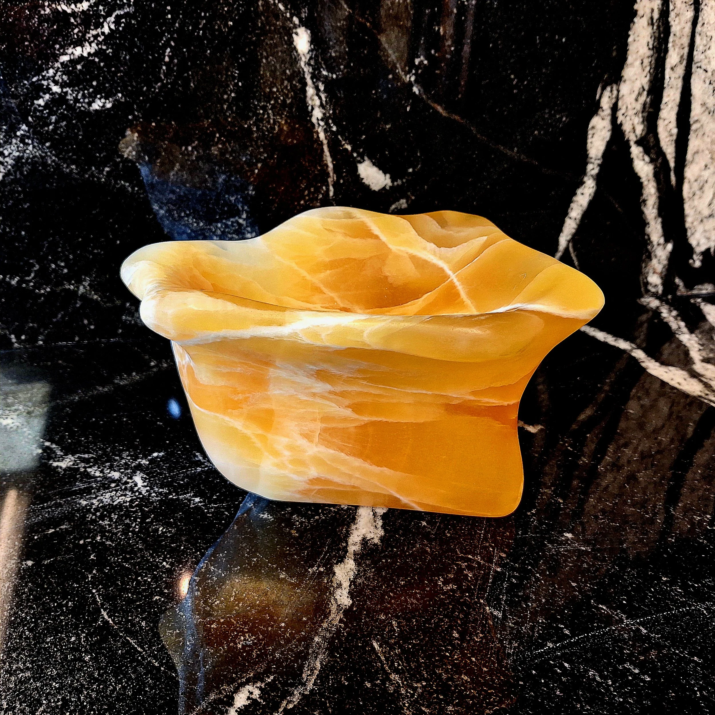 "Open," Utah honeycomb calcite