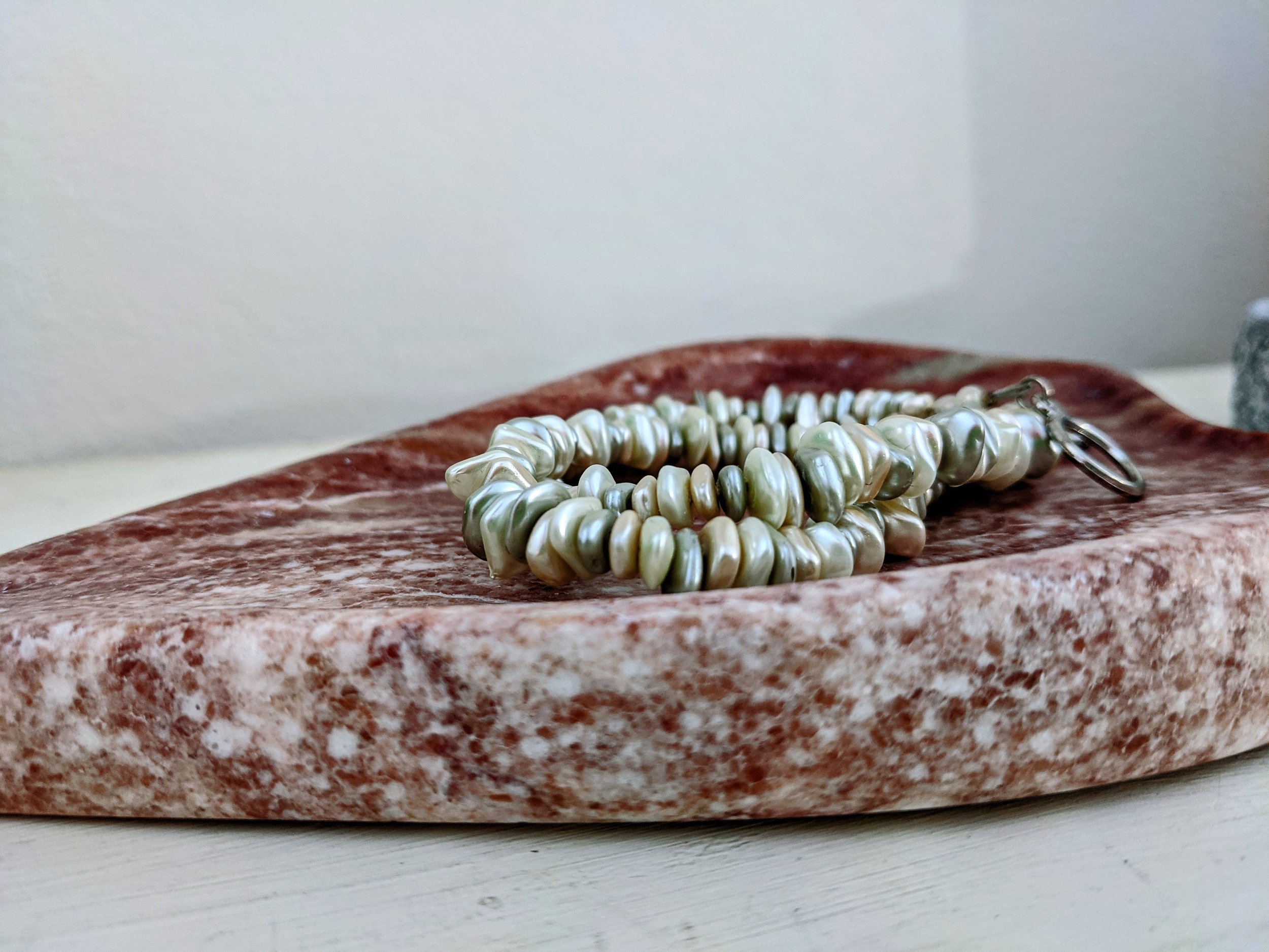 "Cardinal in Flight" polished New Mexico alabaster