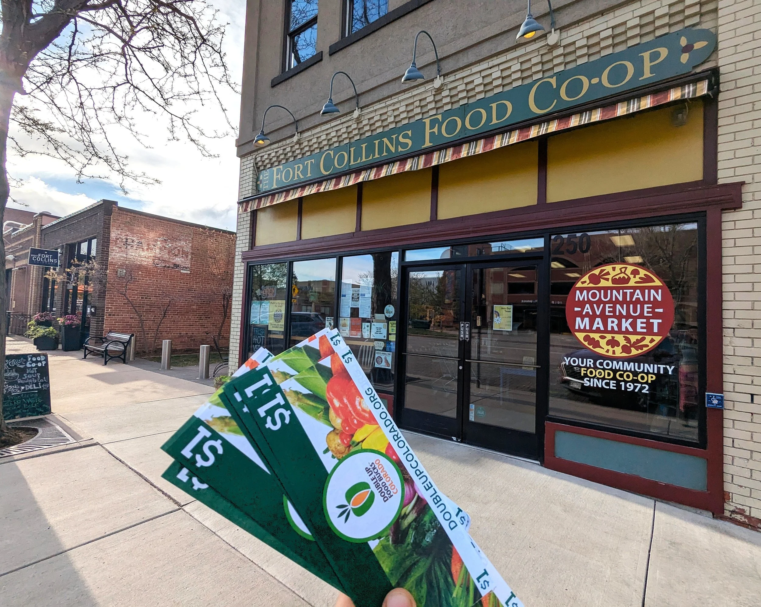 Double Up food bucks at Mountain Ave Market, the fort collins food co-op