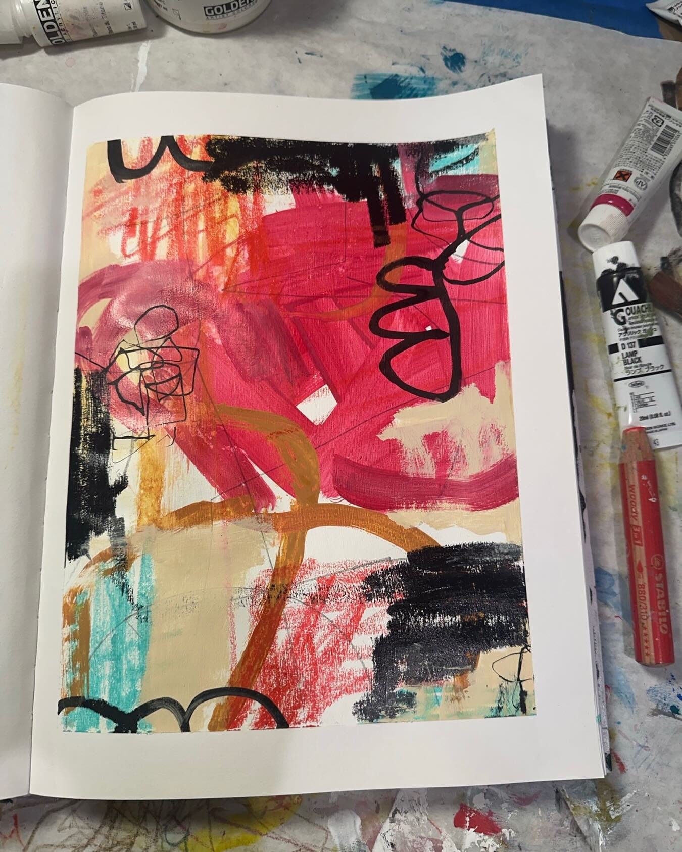 Late night sketch book page.