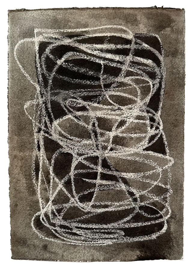 Dervish
India ink, crayon resist
7.5" x 11"