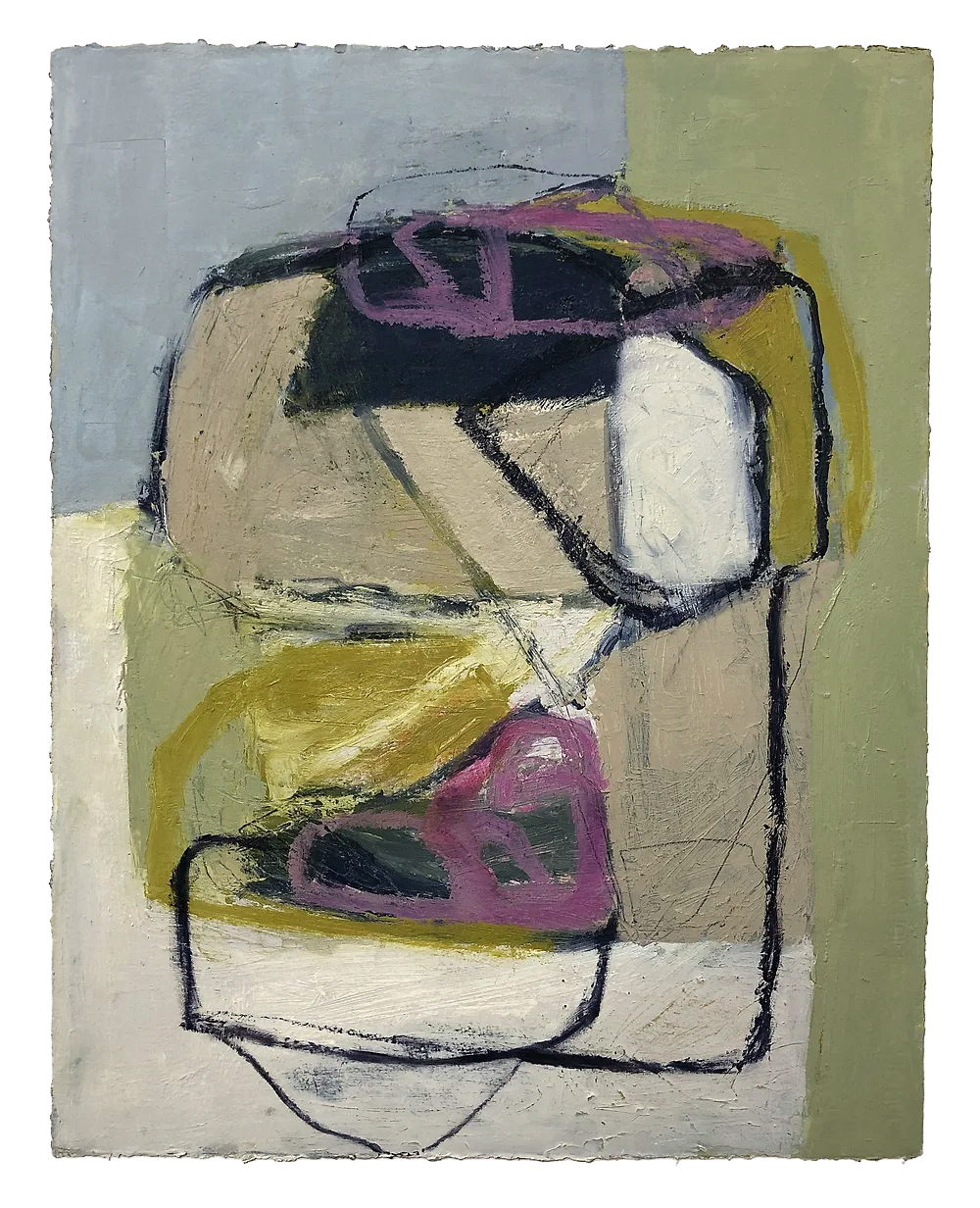 Outside the Lines
Oil/pigment stick on Arches oil paper mounted on panel
17" x 21"