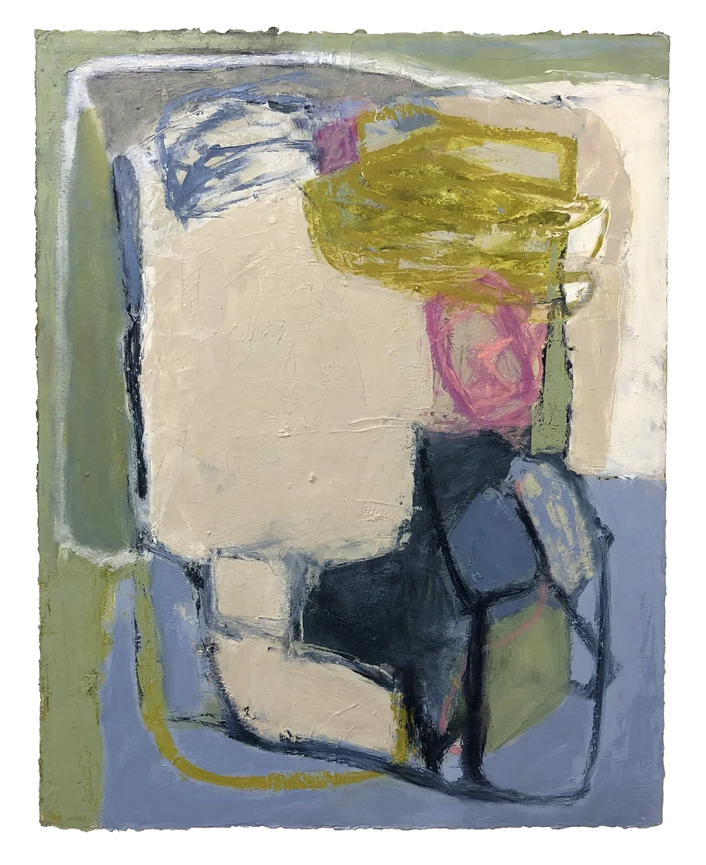 Breathing Room
Oil/pigment stick on Arches oil paper mounted on panel
17" x 21"