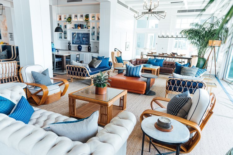 The living room at Beach House Hotel in San Diego, Cozy coastal retreat with ocean views, stylish decor, and a comfortable seating area.jpg