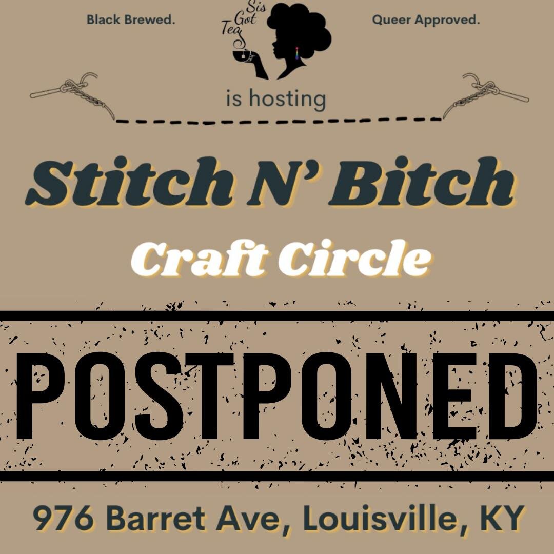 🧶 STITCH 'N' BITCH POSTPONED 🧶

Due to our altered hours, unfortunately we need to postpone this week's Stitch 'n' Bitch (Wednesday, 10/4). Don't worry - we'll be back to our regularly scheduled programming next week! We'll see you 5-8pm NEXT Wedne