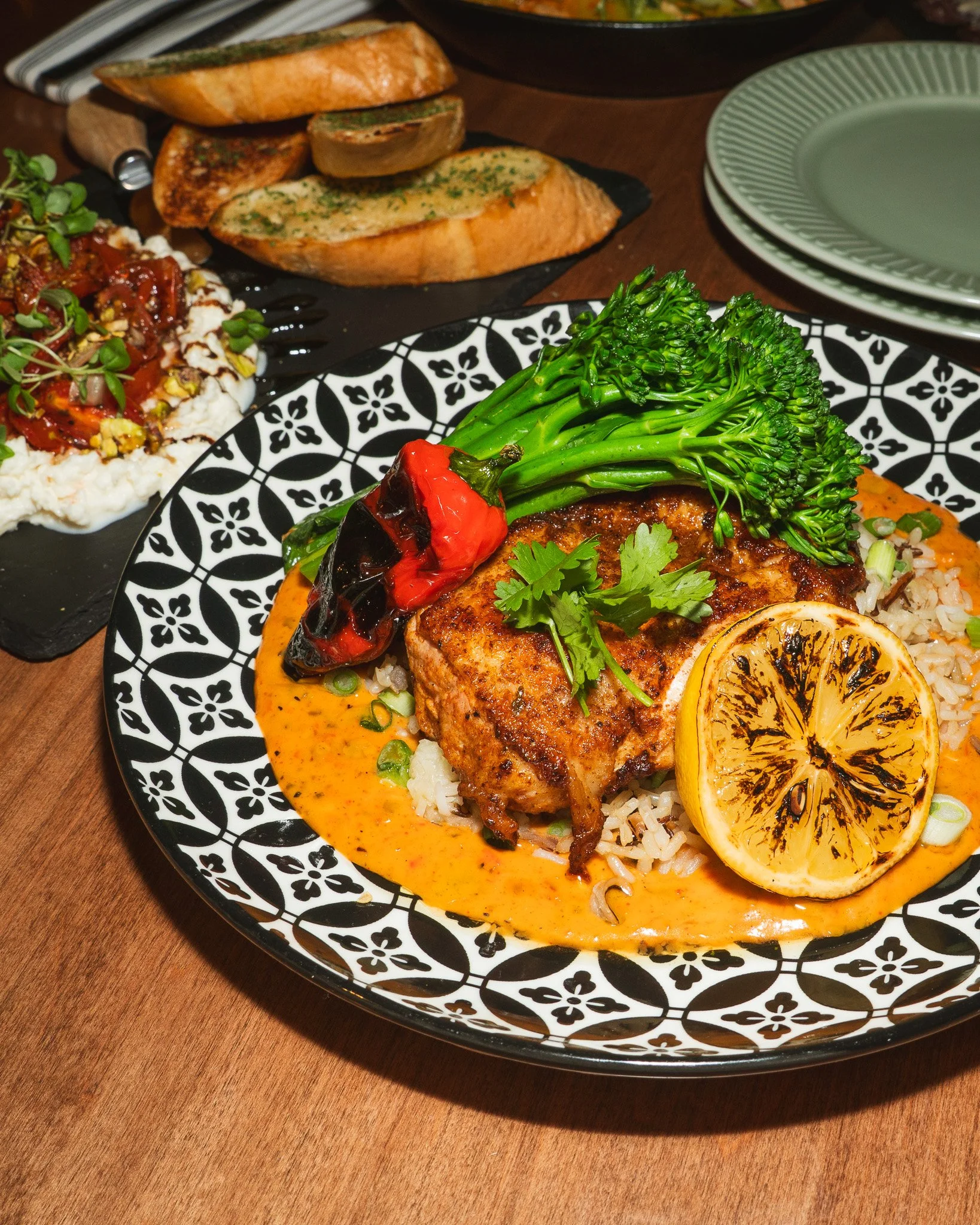 Freshly cooked restaurant meal in Calgary