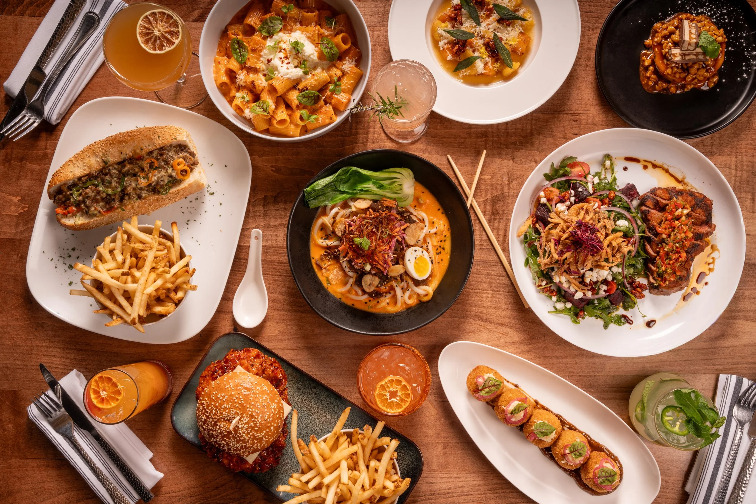 Winter Menu 2026 at Brix + Barrel.  Calgary, Alberta.  Walk in, reserve a table or the venue!
