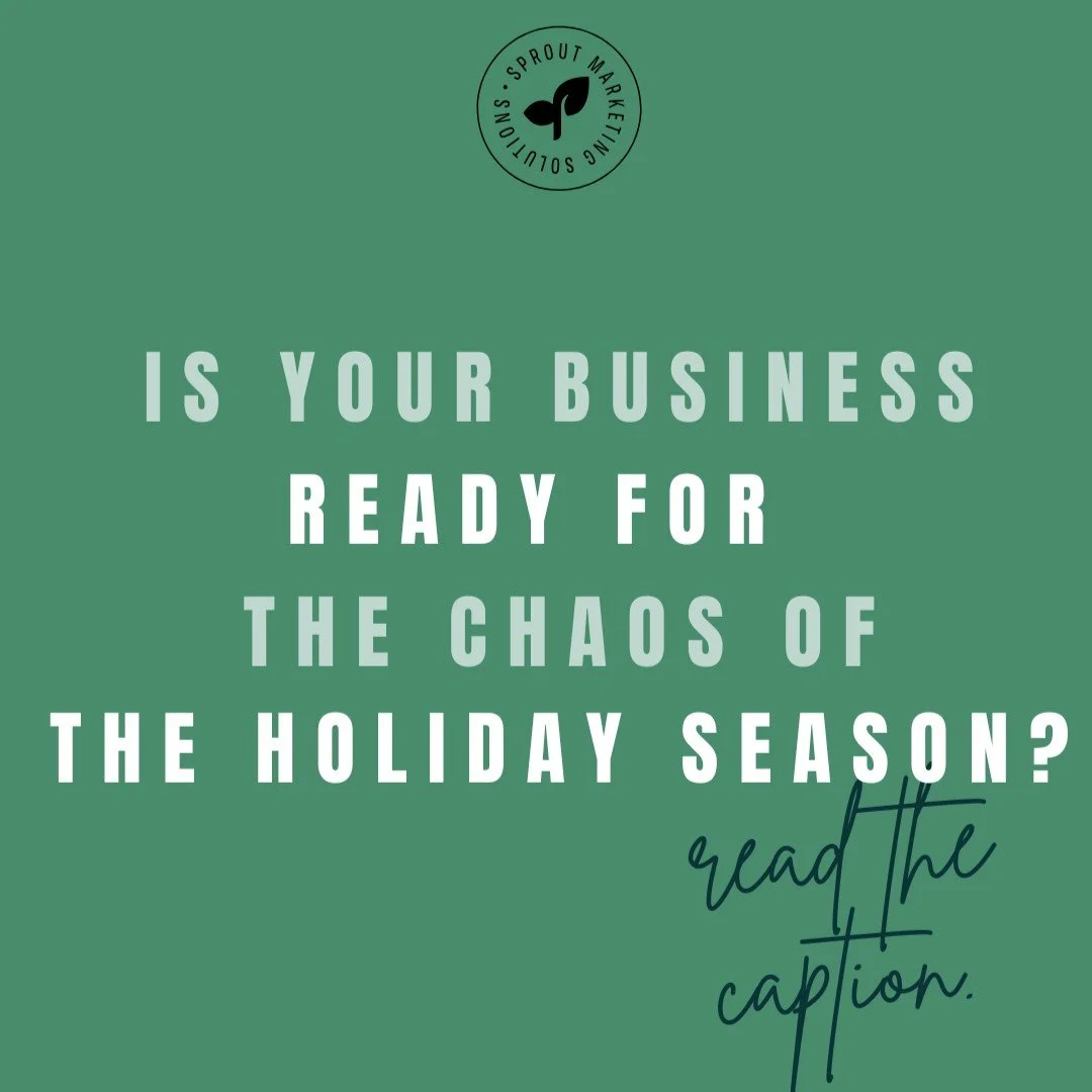 Business owners: Are you ready for the holiday chaos?? 👀

🎁 Black Friday. 
🎁 Small Business Saturday. 
🎁 Holiday sales.

They&rsquo;re coming fast &mdash; and waiting until November to plan is a recipe for disaster. Here&rsquo;s why you want to p