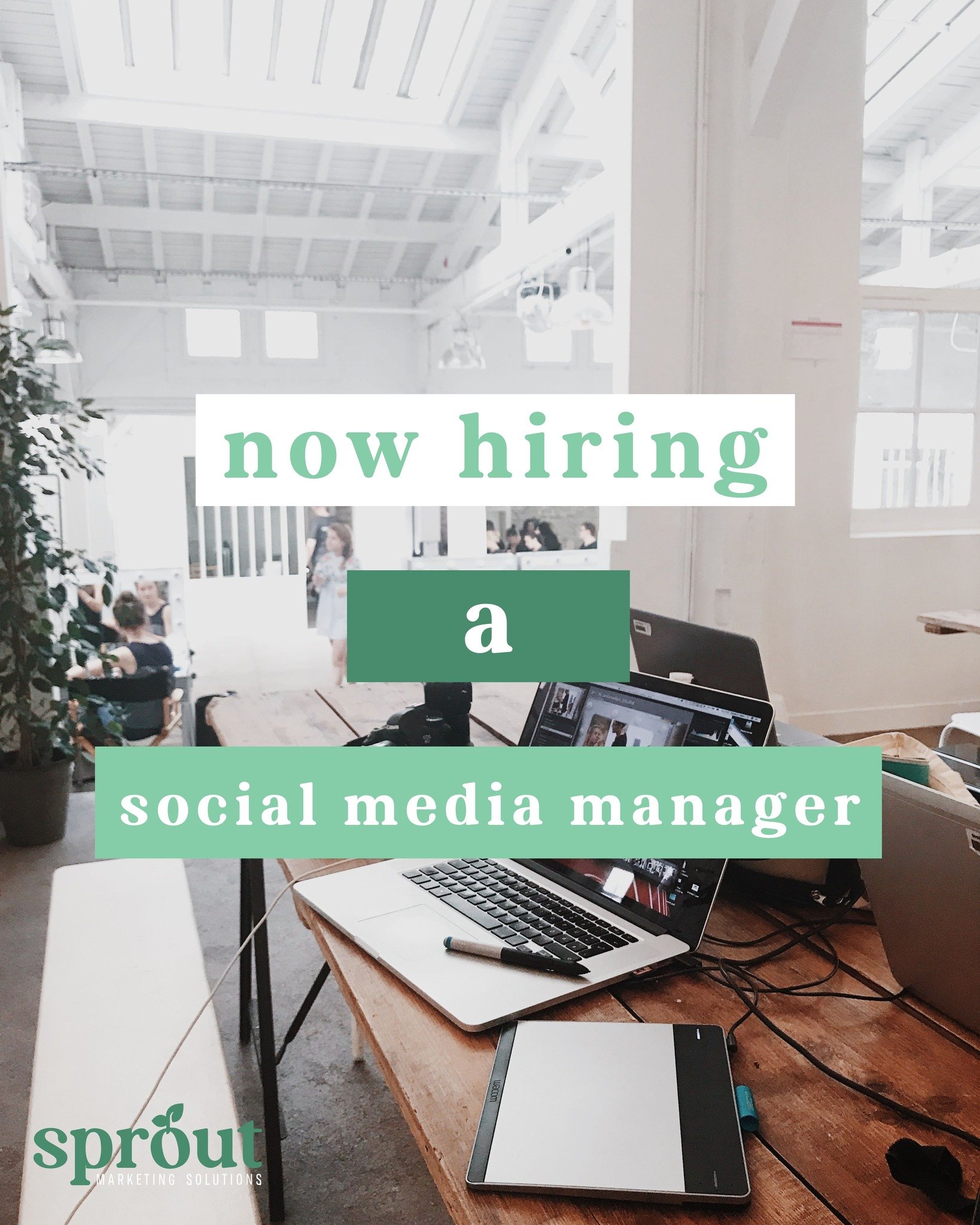 We&rsquo;re officially on the hunt for a Full-Time Social Media Manager to join the Sprout team 🌱

This role is for someone who is local and gets social &mdash; not just posting, but planning, analyzing, tracking trends, and helping clients grow. Yo