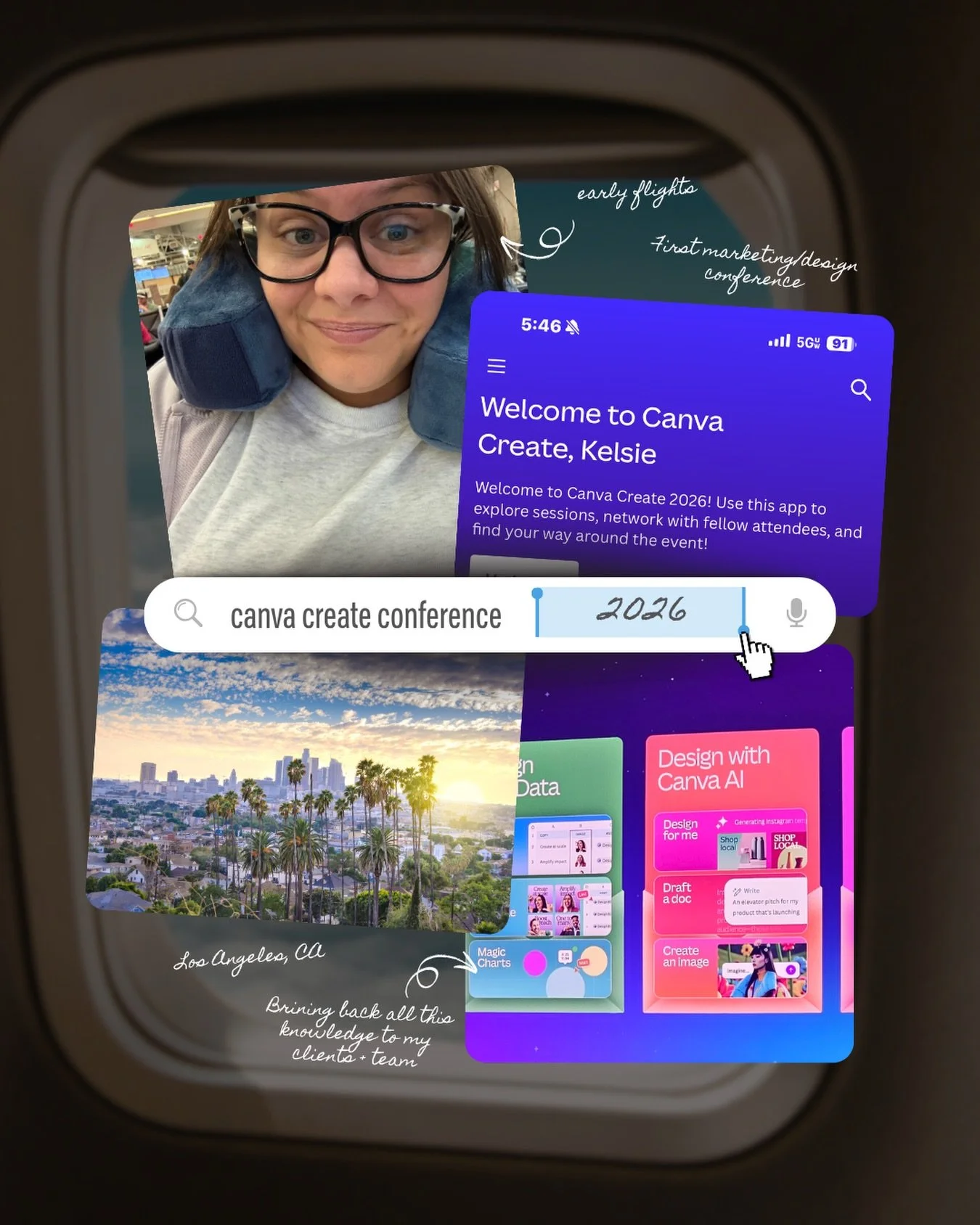 First marketing conference since opening Sprout and I am so excited. 🌱 

✈️ Heading to @canva Create 2026 in LA today. Nearly 80% of our clients use Canva, so this felt like a no-brainer. I want to learn, bring back useful tips, and share them with 