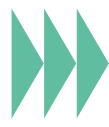 Logo with three stylized arrowheads pointing to the right, stacked vertically.