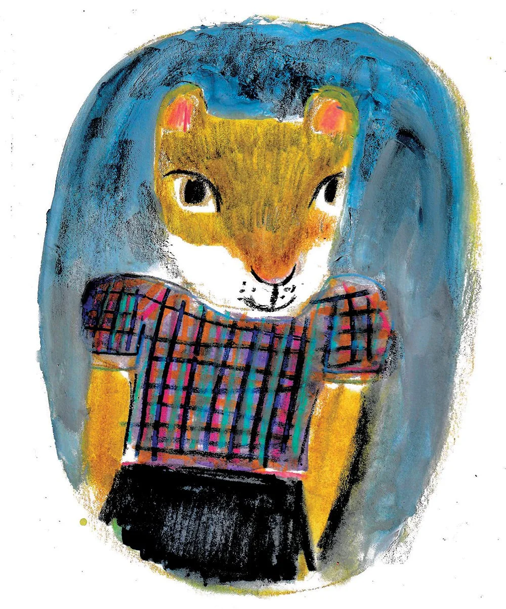 squirrel portrait by Beth Spencer