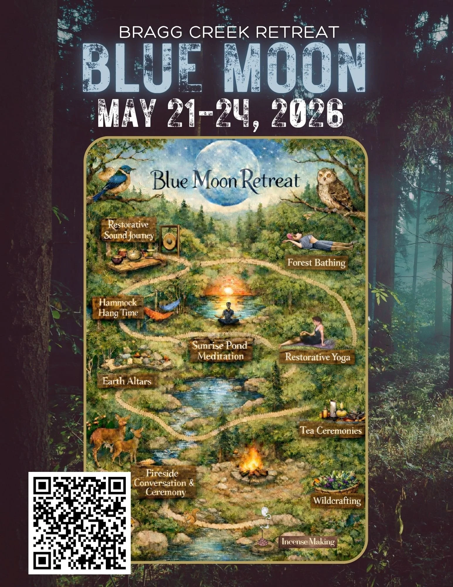 BLUE MOON BRAGG CREEK 3-DAY RETREAT