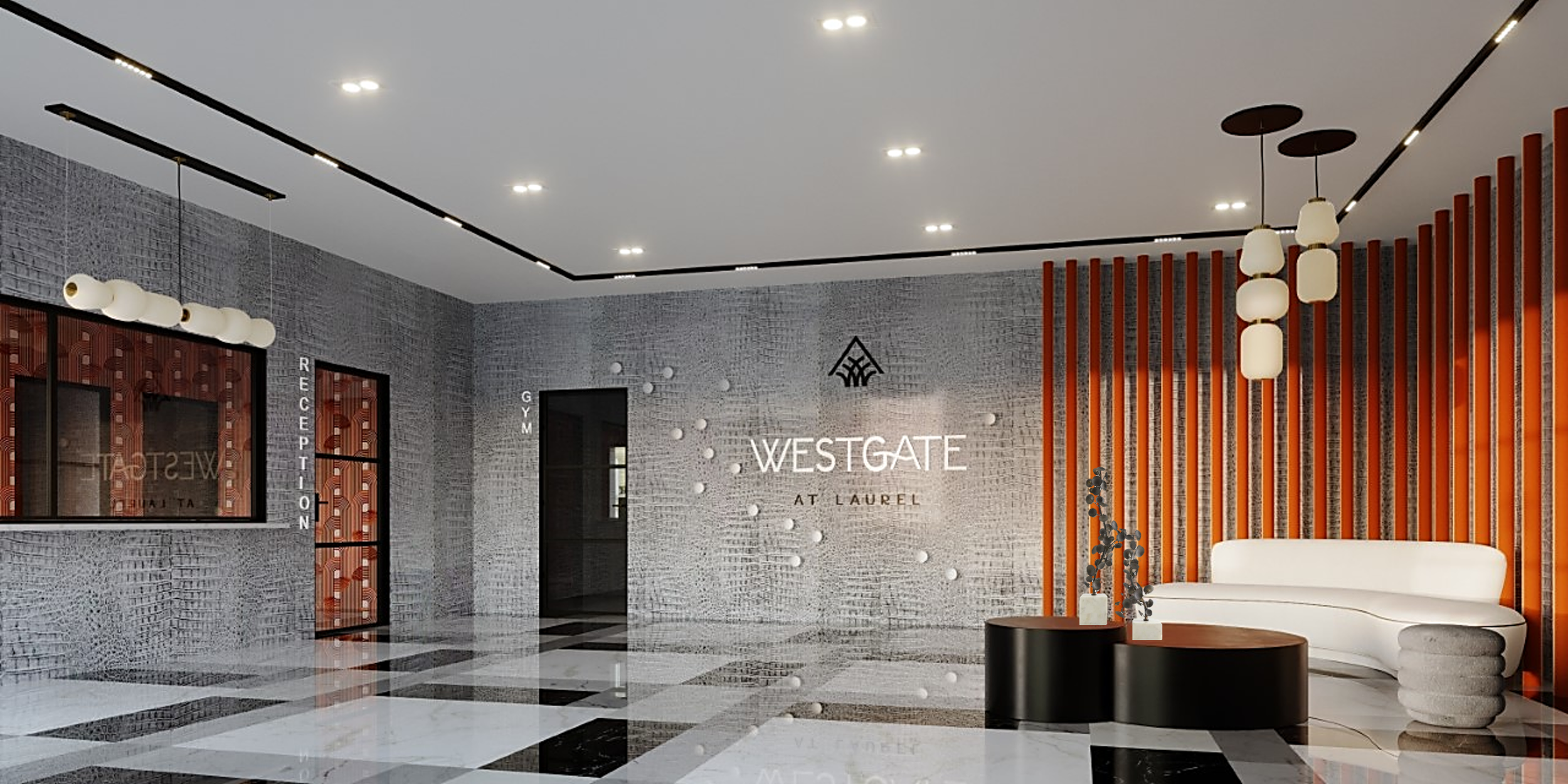 Westgate at Laurel Updated rendering orange.png
