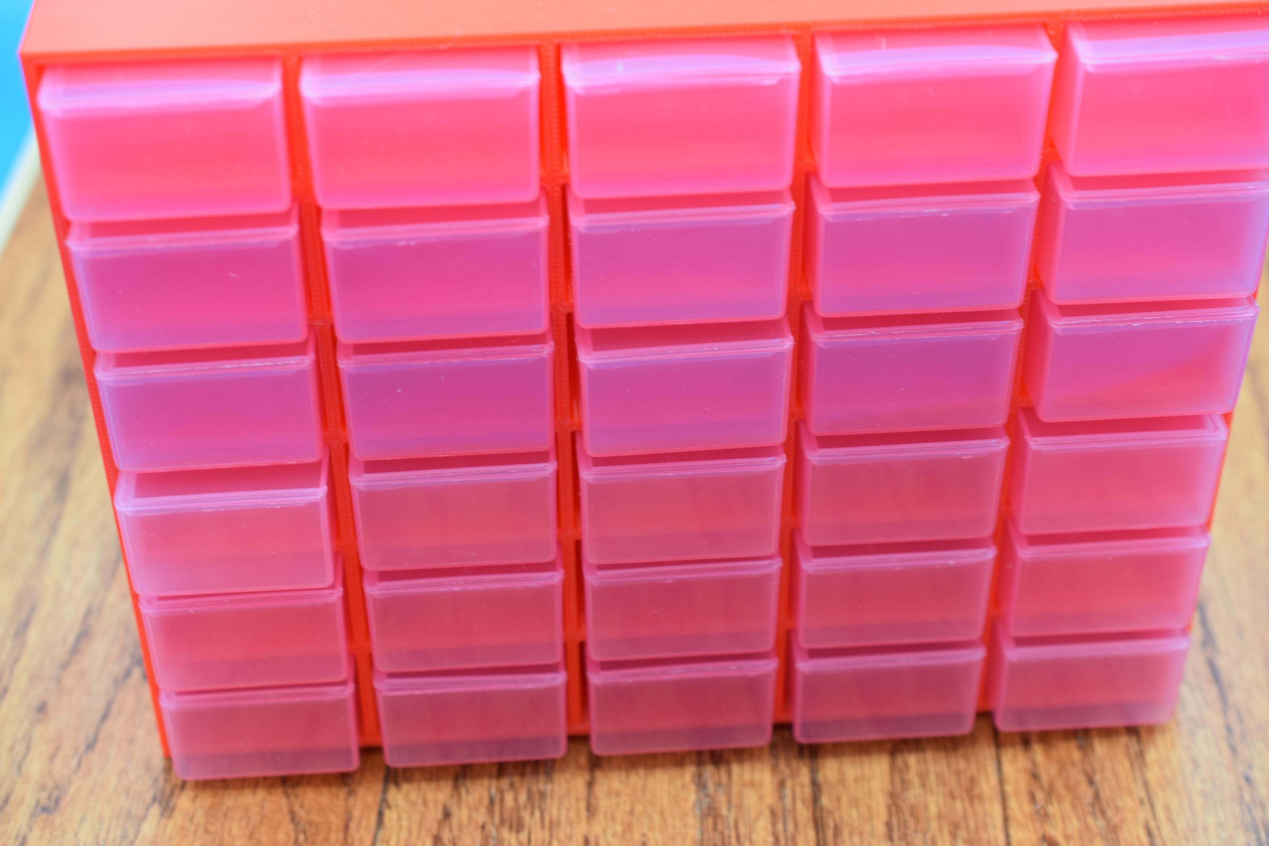 Small Parts Container with 30 ESD Boxes
