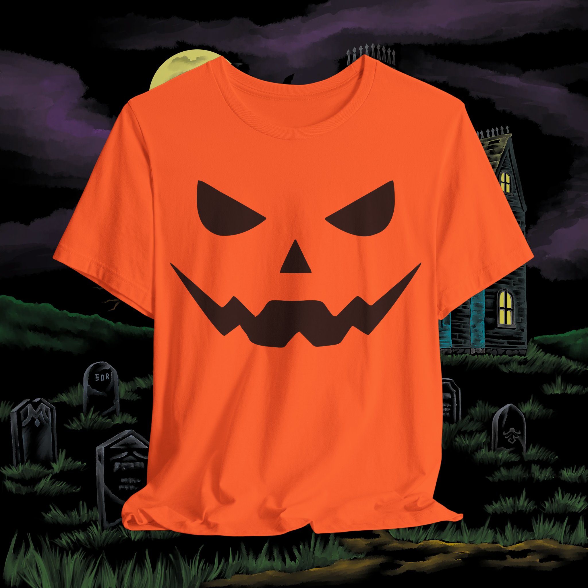 Jack o' Lantern Face TEE