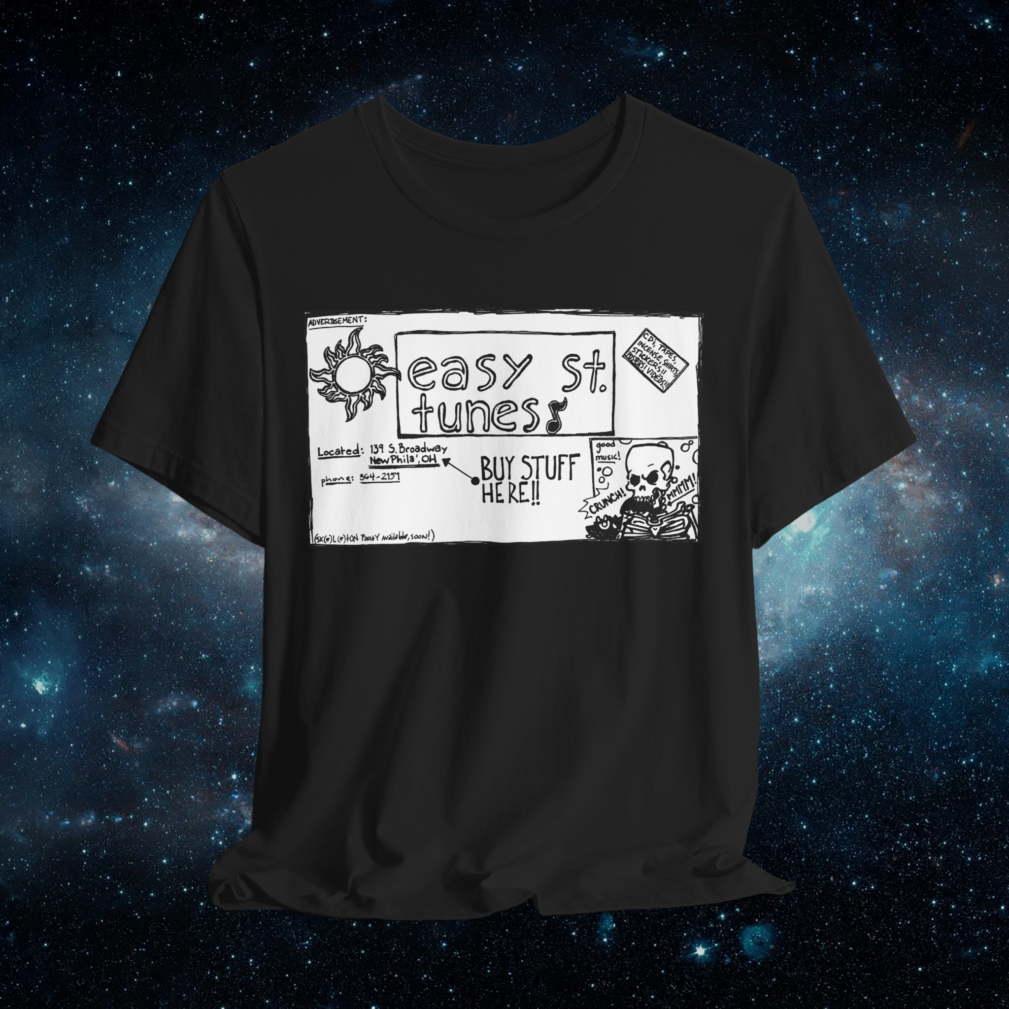Easy Street Tunes - Advert T-shirt