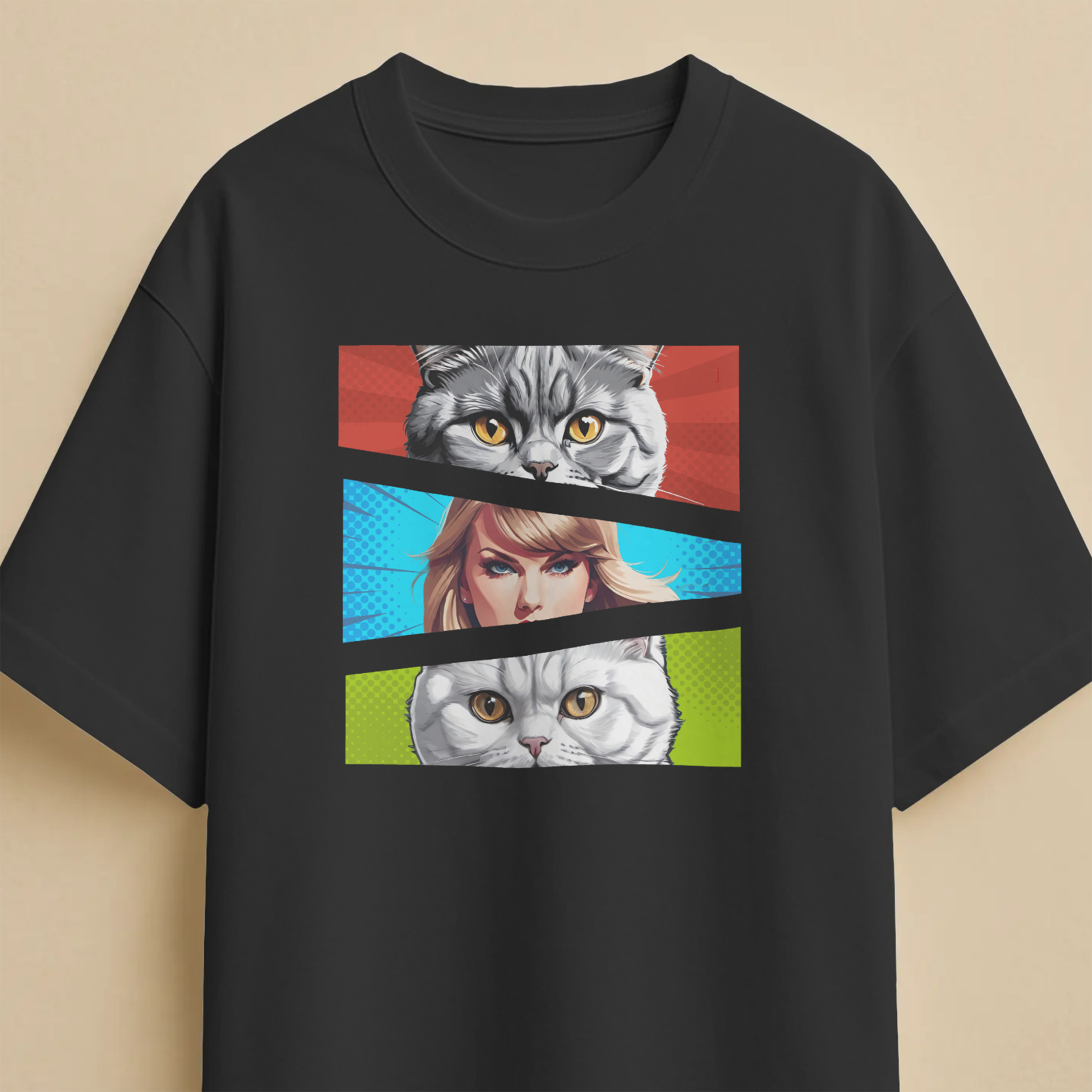 Swiftie Action Cats Tee