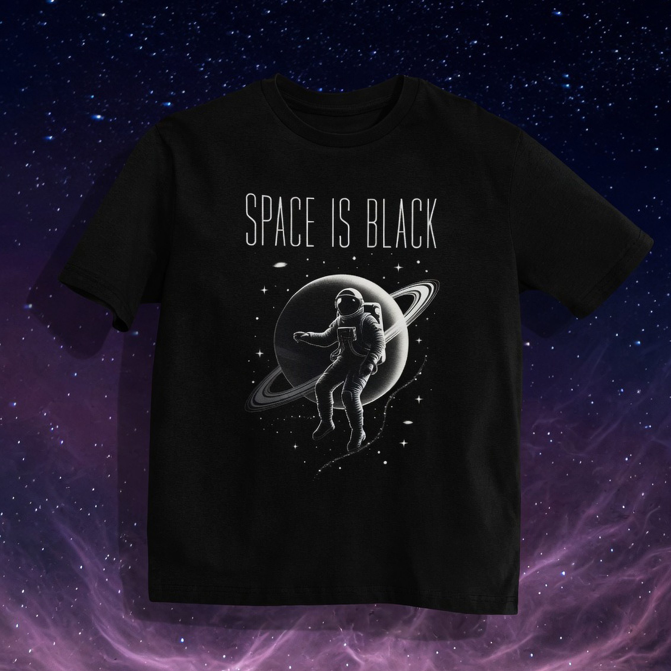 Space Is Black astronaut TEE