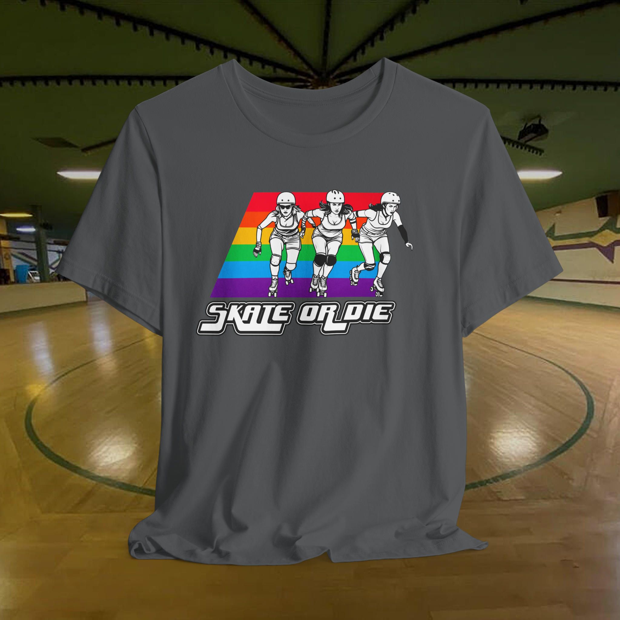 Skate Or Die Roller Derby TEE