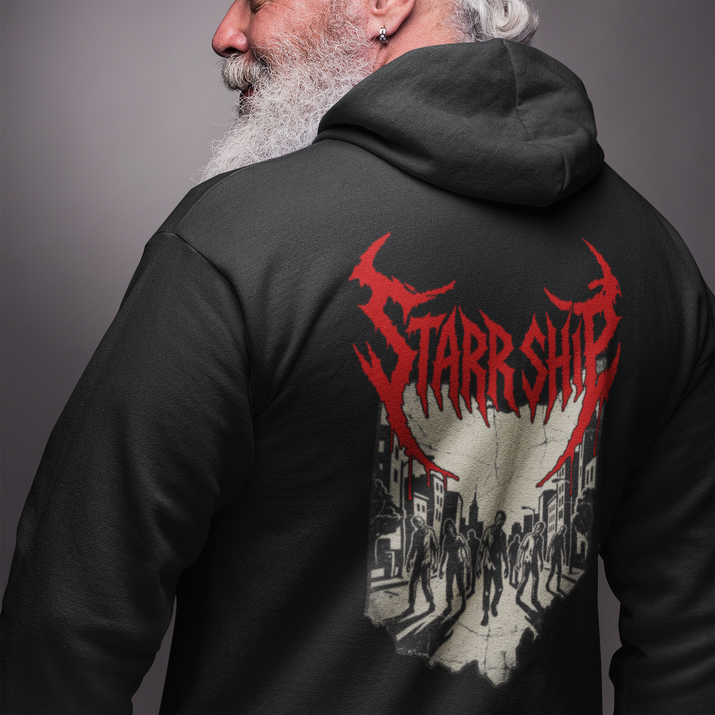 Starrship "ZOMBI" Zip Up Hoodie