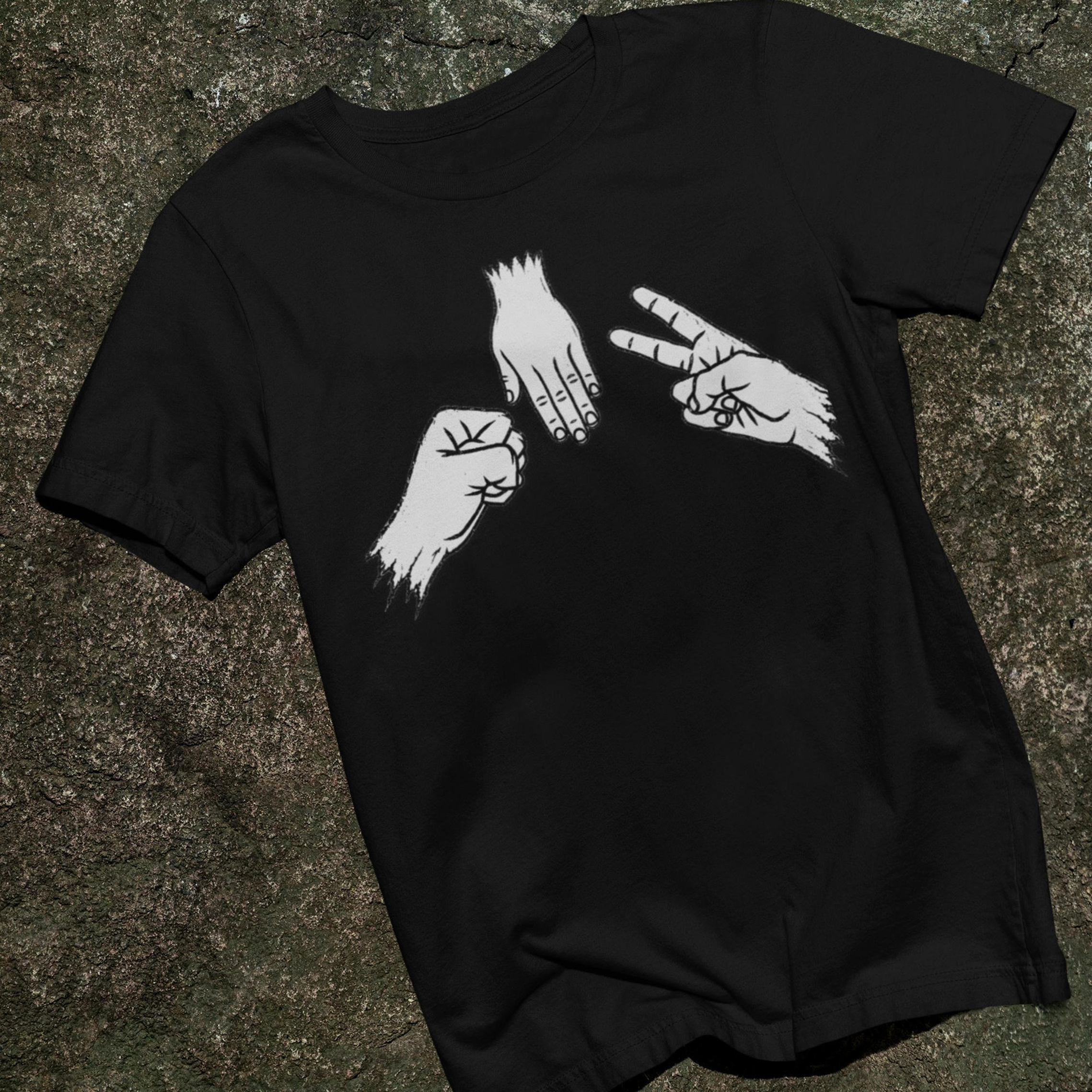 Rock Paper Scissors Hands TEE