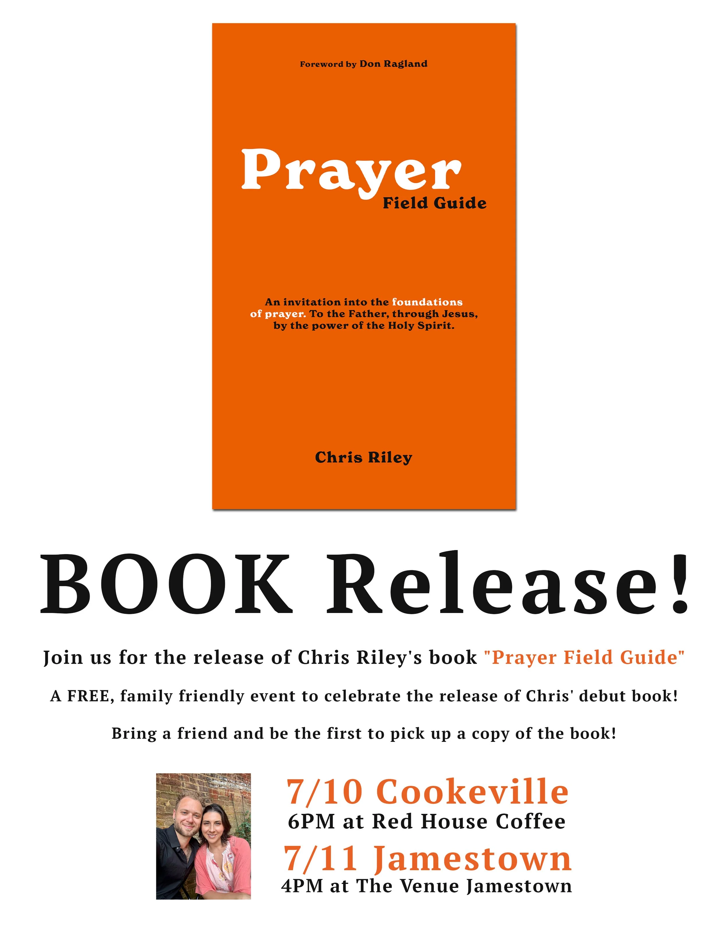 Prayer Field Guide BOOK Release (Cookville)