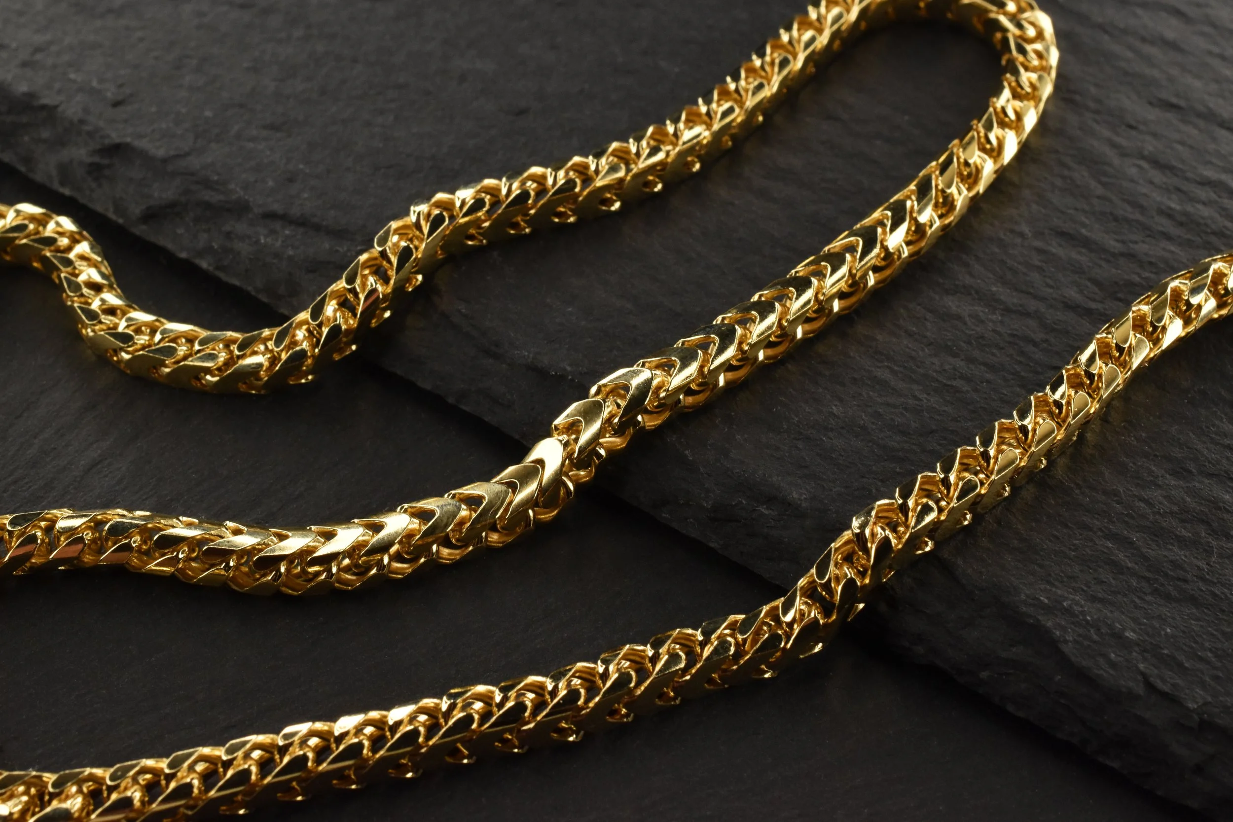 Dragon Scale Link - 18k Gold — JONES GOLD & LUXURY