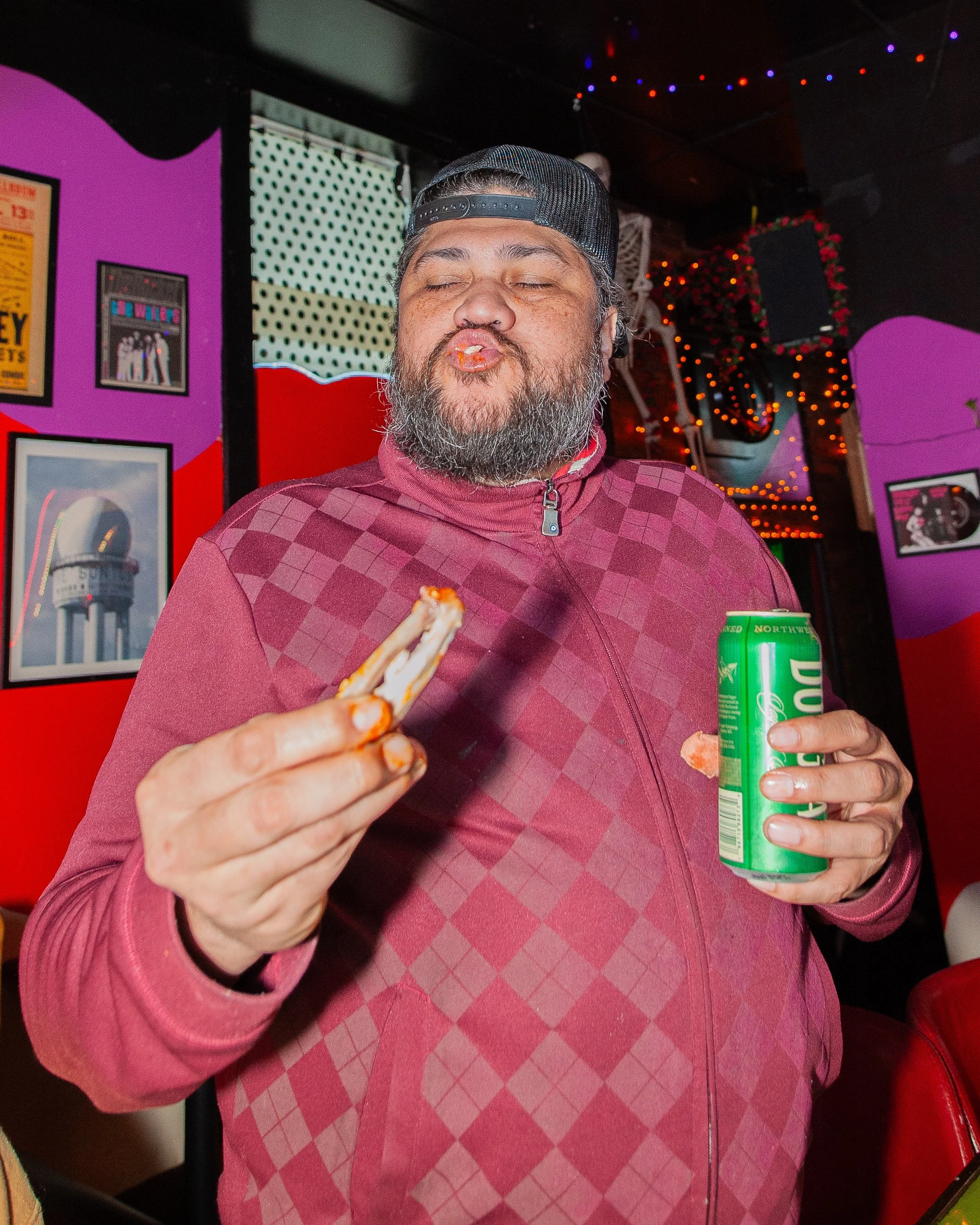 Chef Lew Approves of the Wings and Douglas Lager