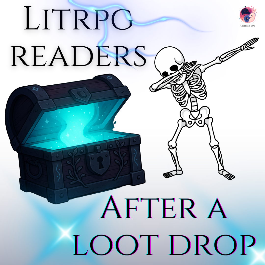 litrpg reader skeleton dabbing after loot drop