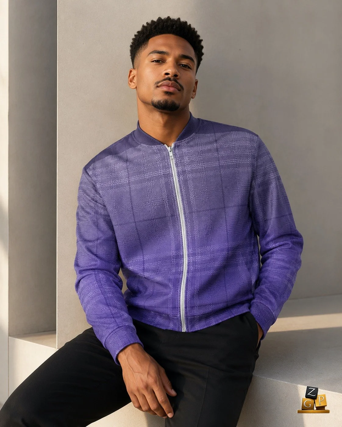 Royal Amethyst Bomber Jacket