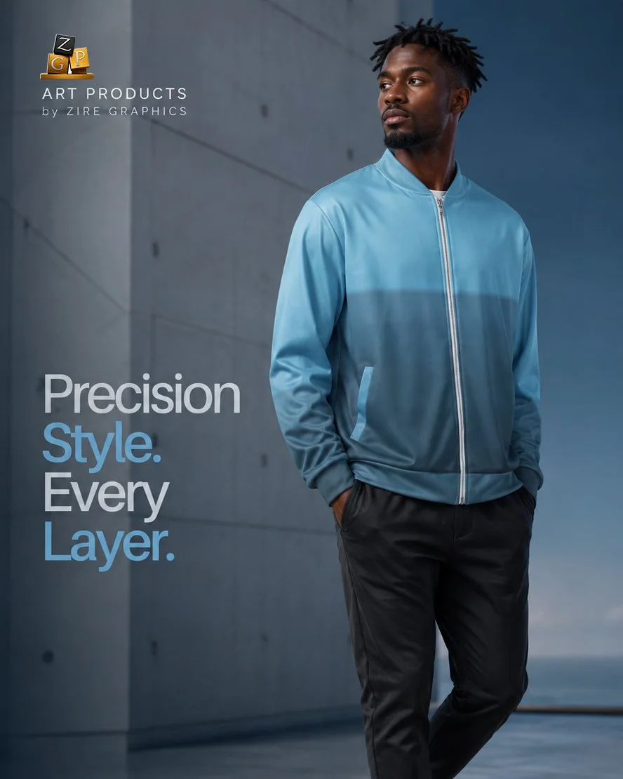 Rain Blue Bomber Jacket