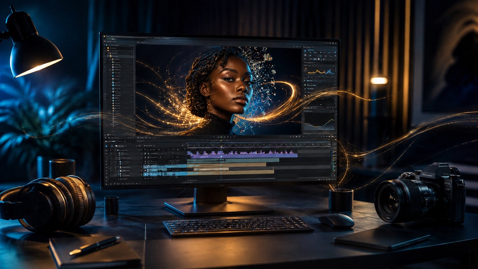 AI Portrait Motion Reveal