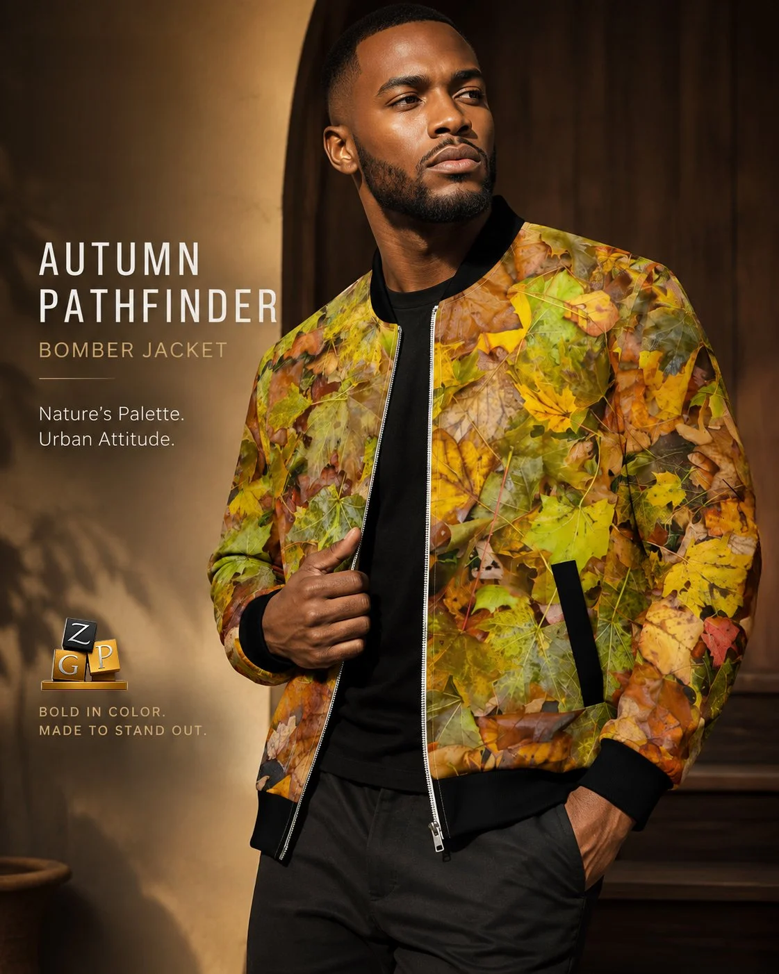 Autumn Pathfinder Bomber Jacket w Blk