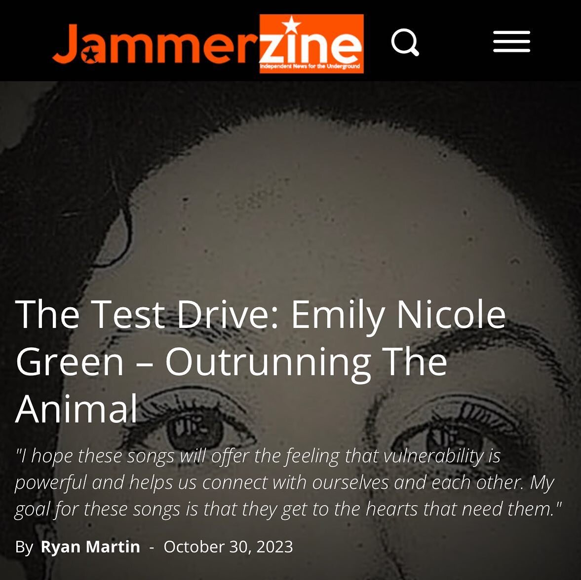 Thank you to @jammerdirect for your kind words and for your support of #indiemusicians !!!