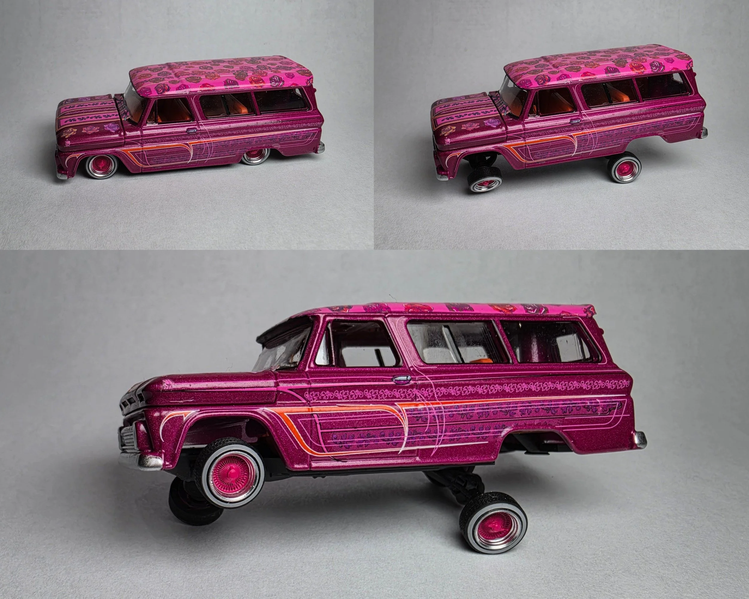Adjustable Lowrider Base Greenlight 65 Suburban