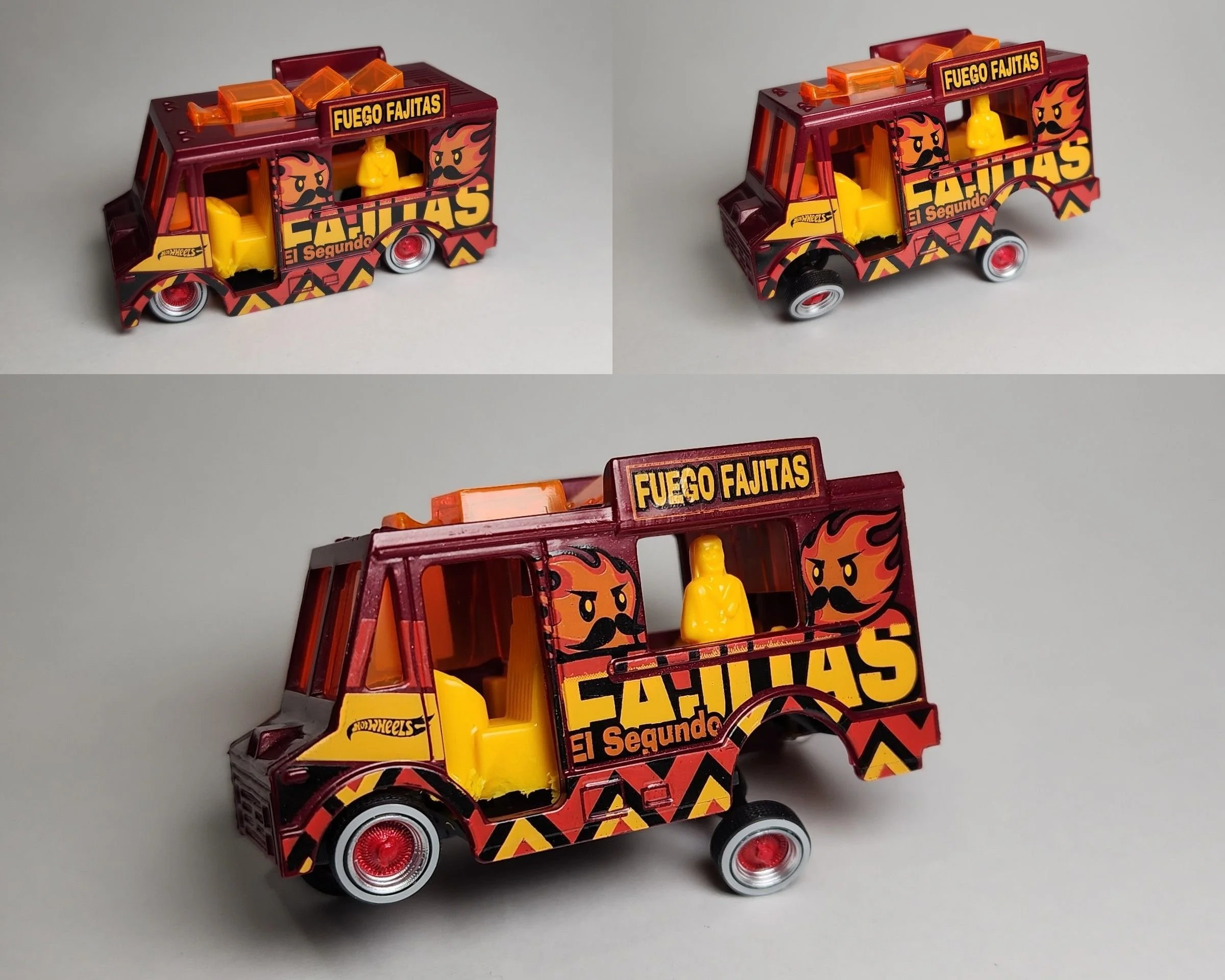 Adjustable Lowrider Base Hotwheels Quick Bite/Food Truck