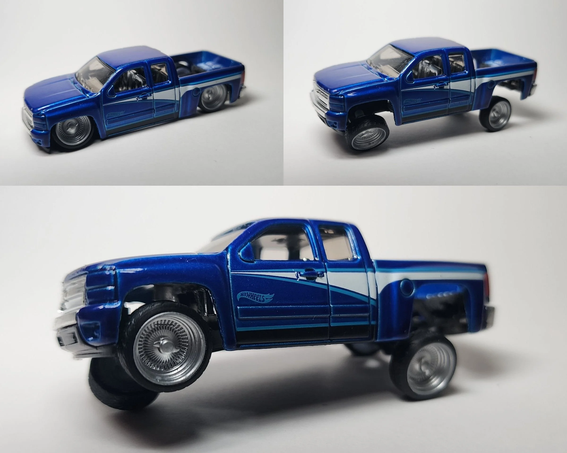 Adjustable Lowrider Base Hotwheels 07 SIlverado