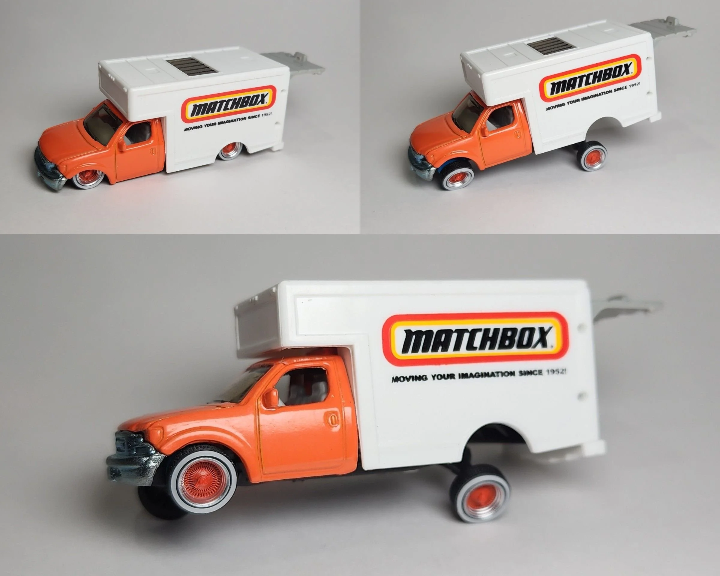 Adjustable Lowrider Base Matchbox Moving Truck