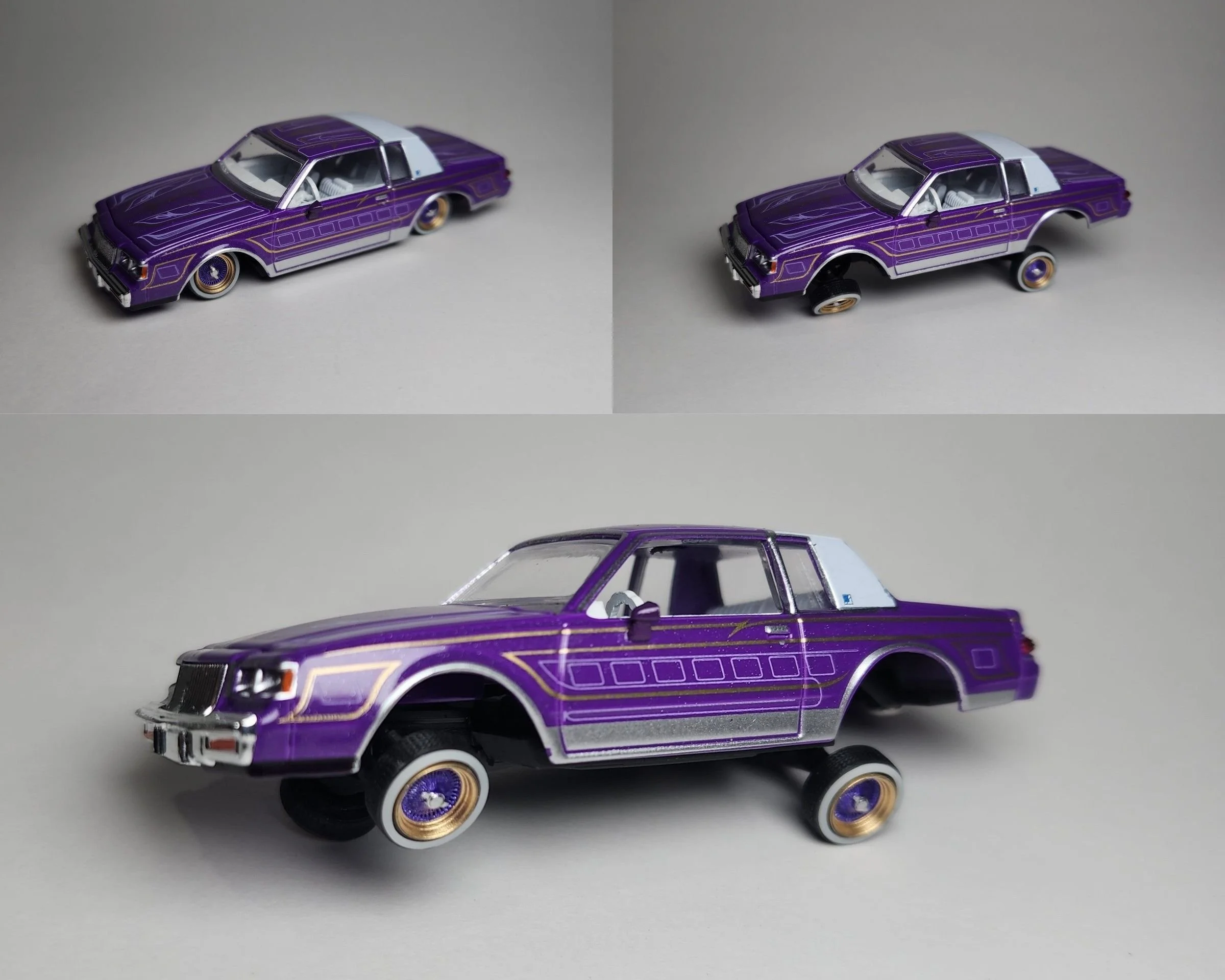 Adjustable Lowrider Base Johnny Lightning 87 Buick Regal