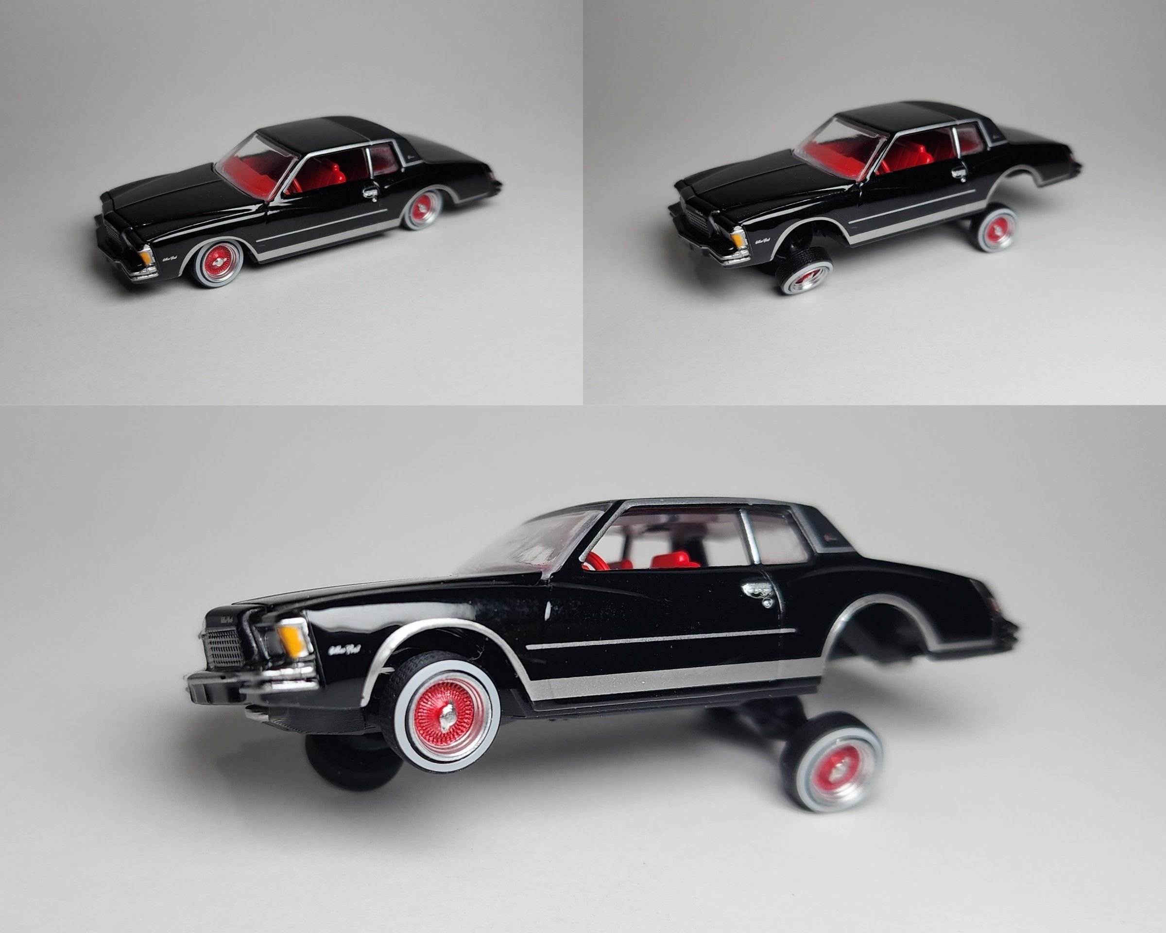 Adjustable Lowrider Base Johnny Lightning 78 Monte Carlo